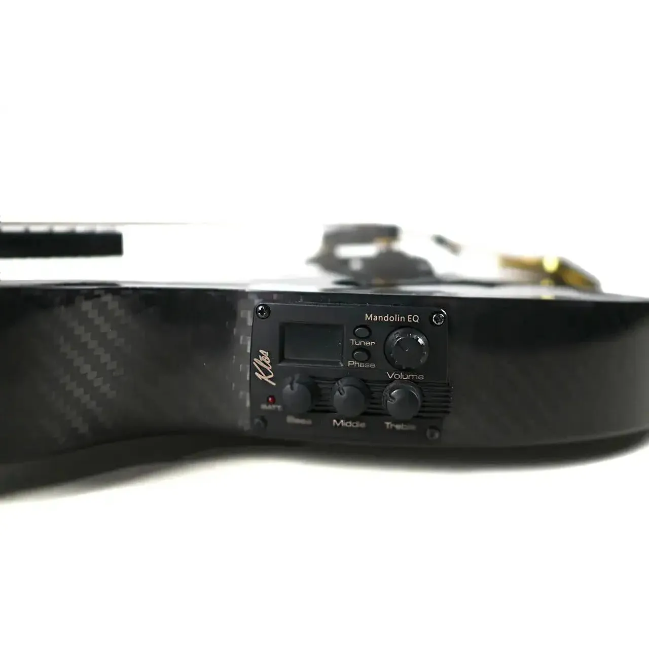 Klōs Carbon Fiber F-Style Acoustic-Electric Mandolin w/ Klōs EQ - PRE-ORDER - Only 1 Available - FREE Carbon Fiber Case - Image 4