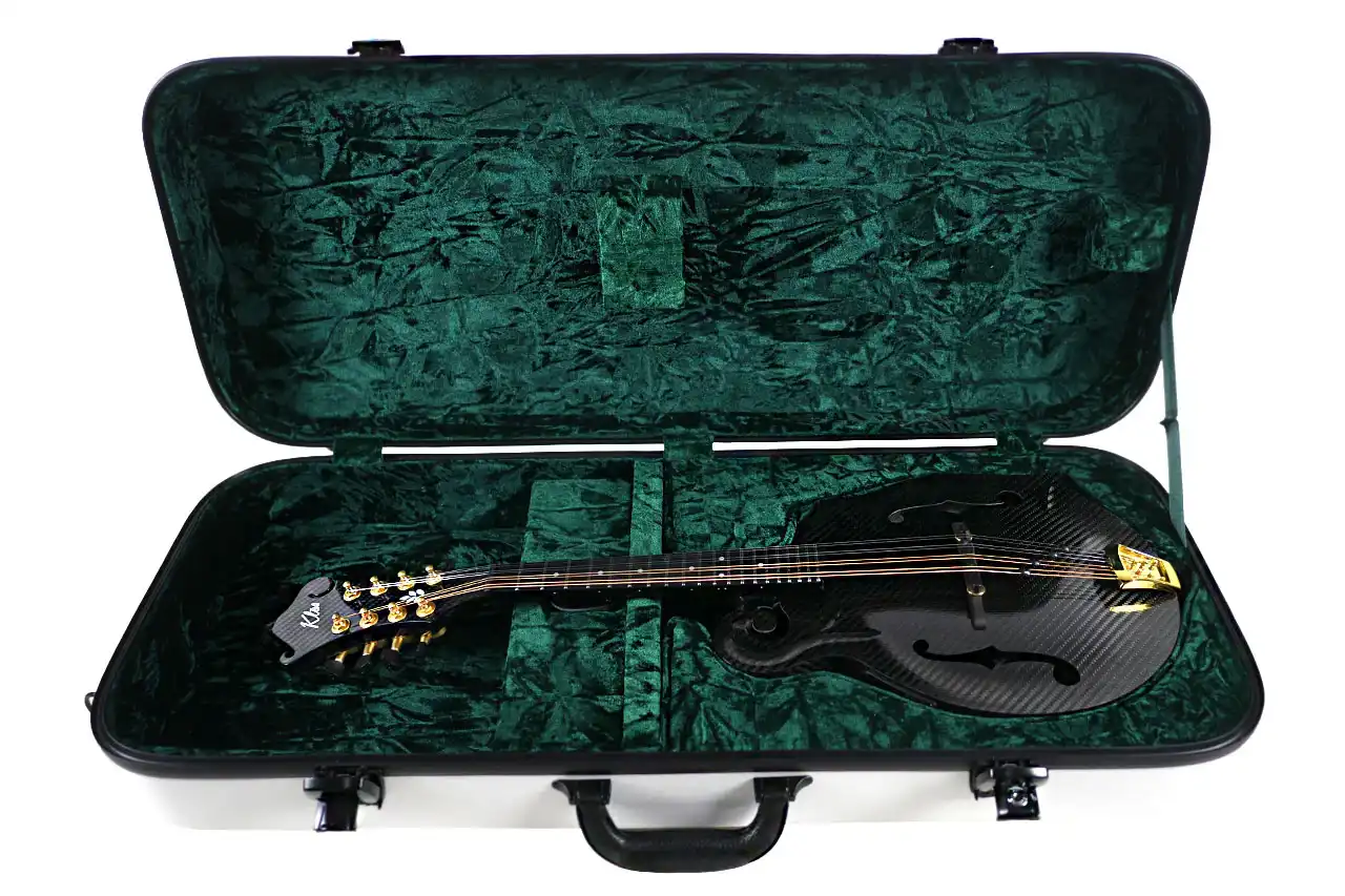 Klōs Carbon Fiber F-Style Acoustic Mandolin - PRE-ORDER - Only 1 Available - FREE Carbon Fiber Case - Image 8