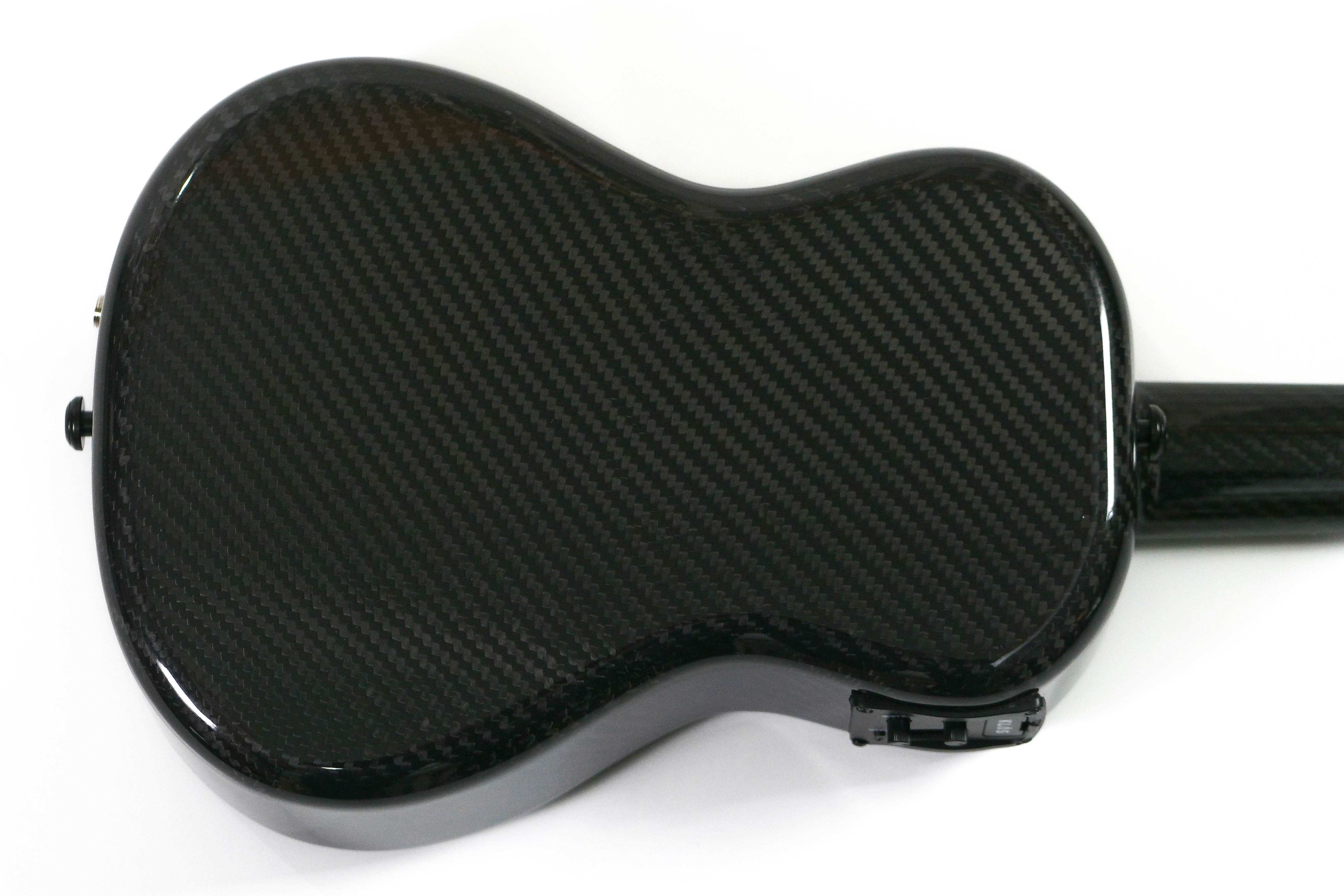 Klōs Deluxe Full Carbon Fiber Acoustic-Electric Concert Ukulele w/ Pickup & Tuner - Image 2