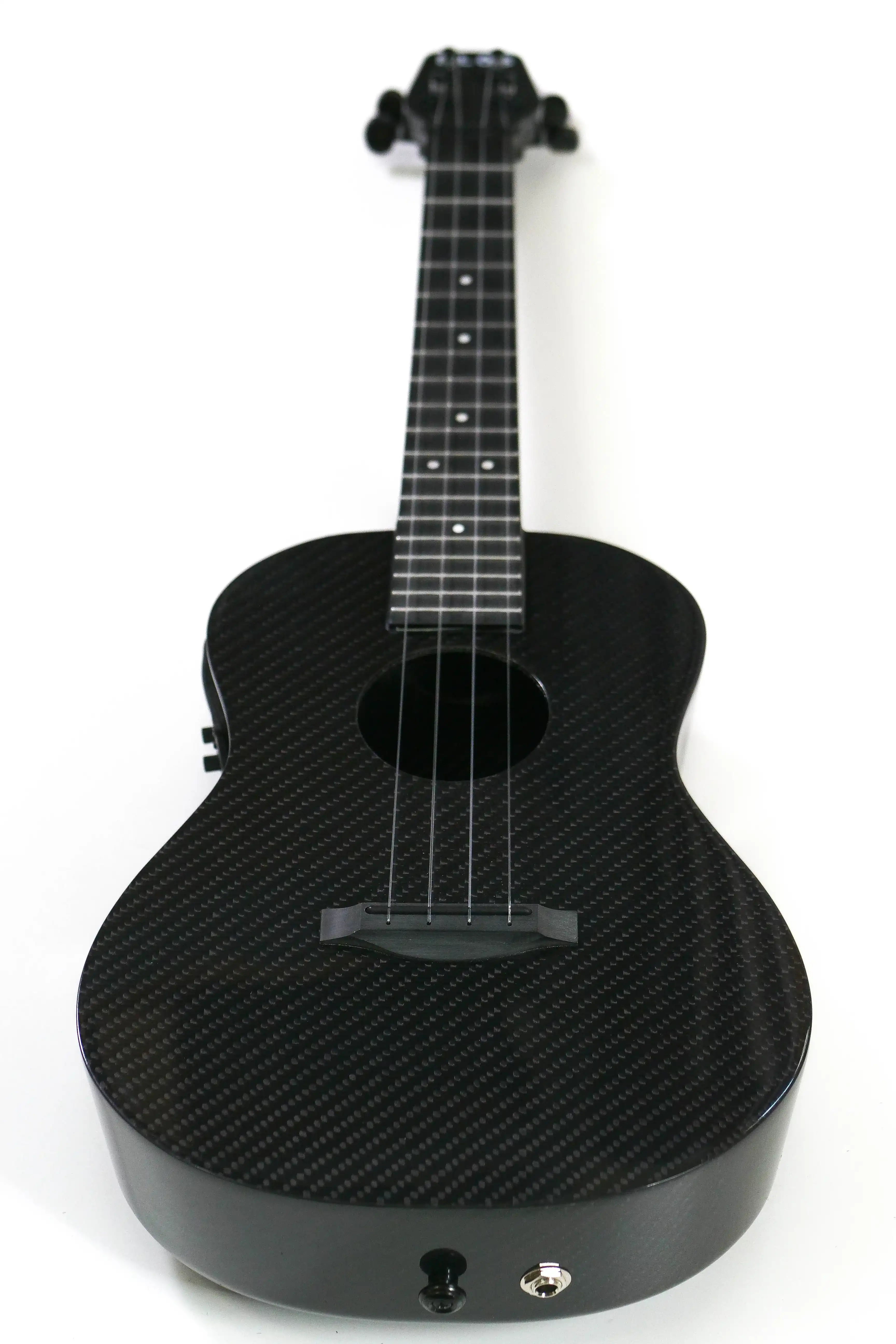 Klōs Deluxe Full Carbon Fiber Acoustic-Electric Tenor Ukulele w/ Pickup & Tuner - Image 4