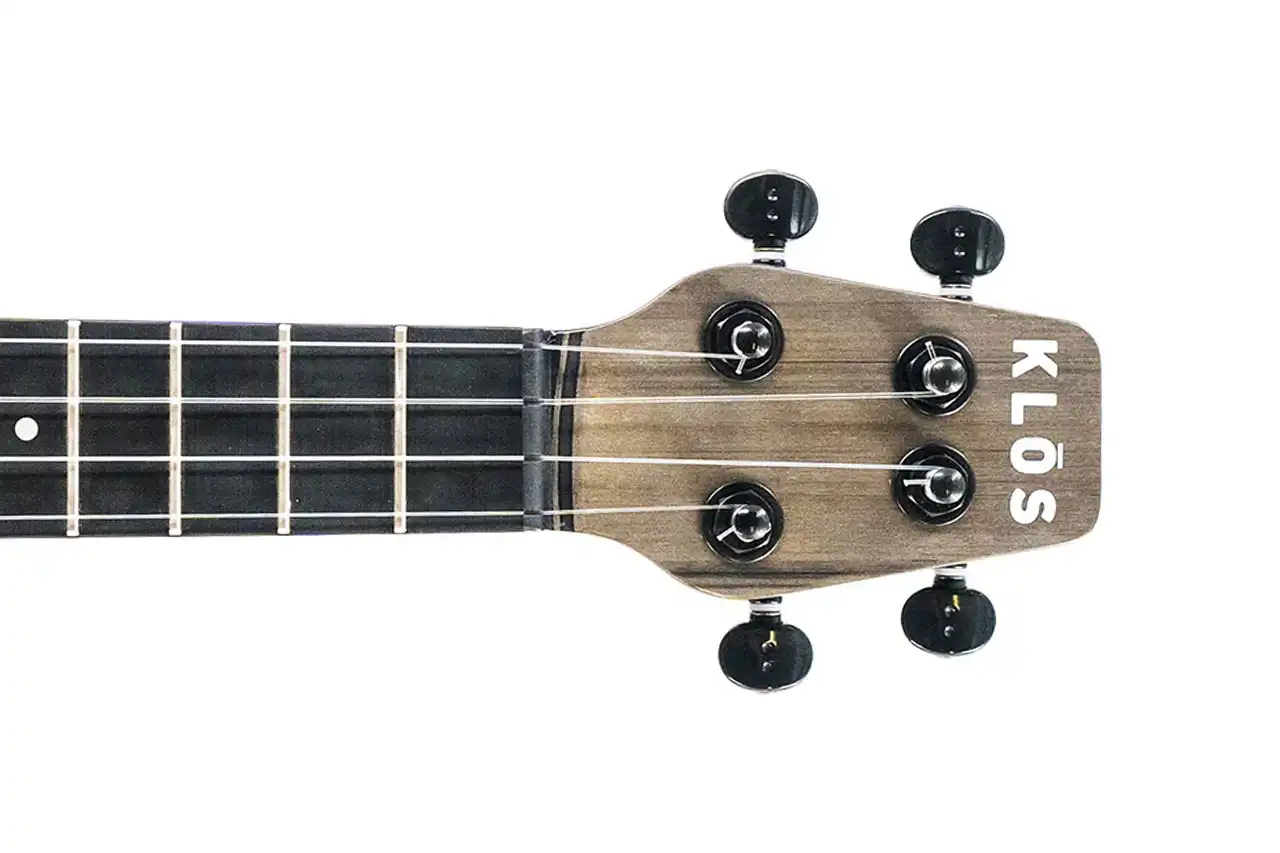 Klōs Deluxe Full Carbon Timber Acoustic-Electric Concert Ukulele w/ Pickup & Tuner - Image 4