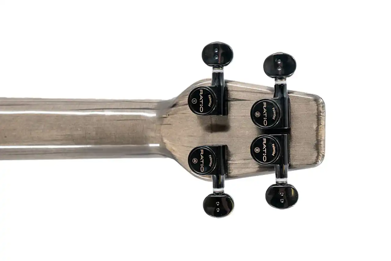Klōs Deluxe Full Carbon Timber Acoustic-Electric Concert Ukulele w/ Pickup & Tuner - Image 5