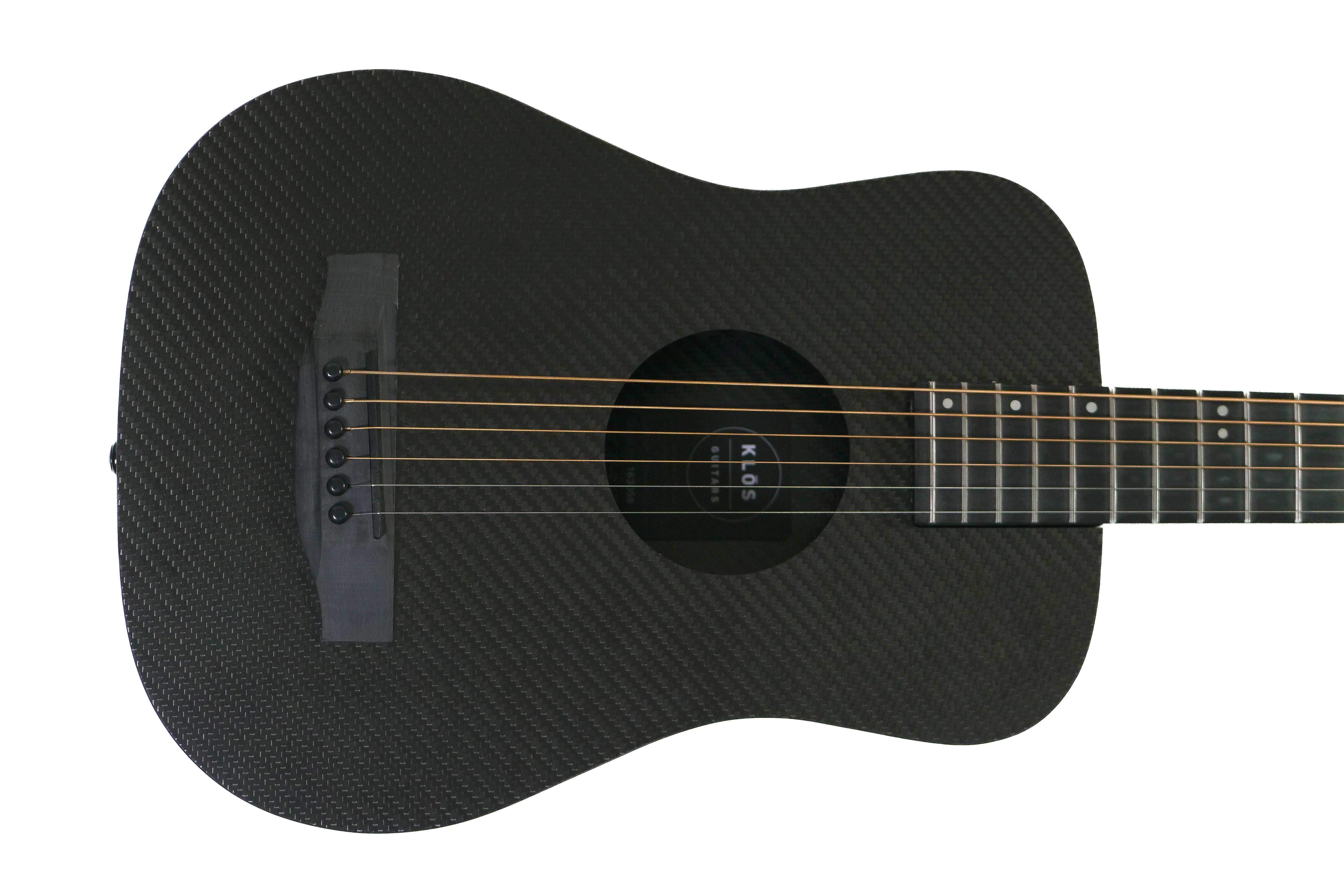 Klōs Deluxe Full Carbon Acoustic-Electric Travel Guitar w/ Pickup