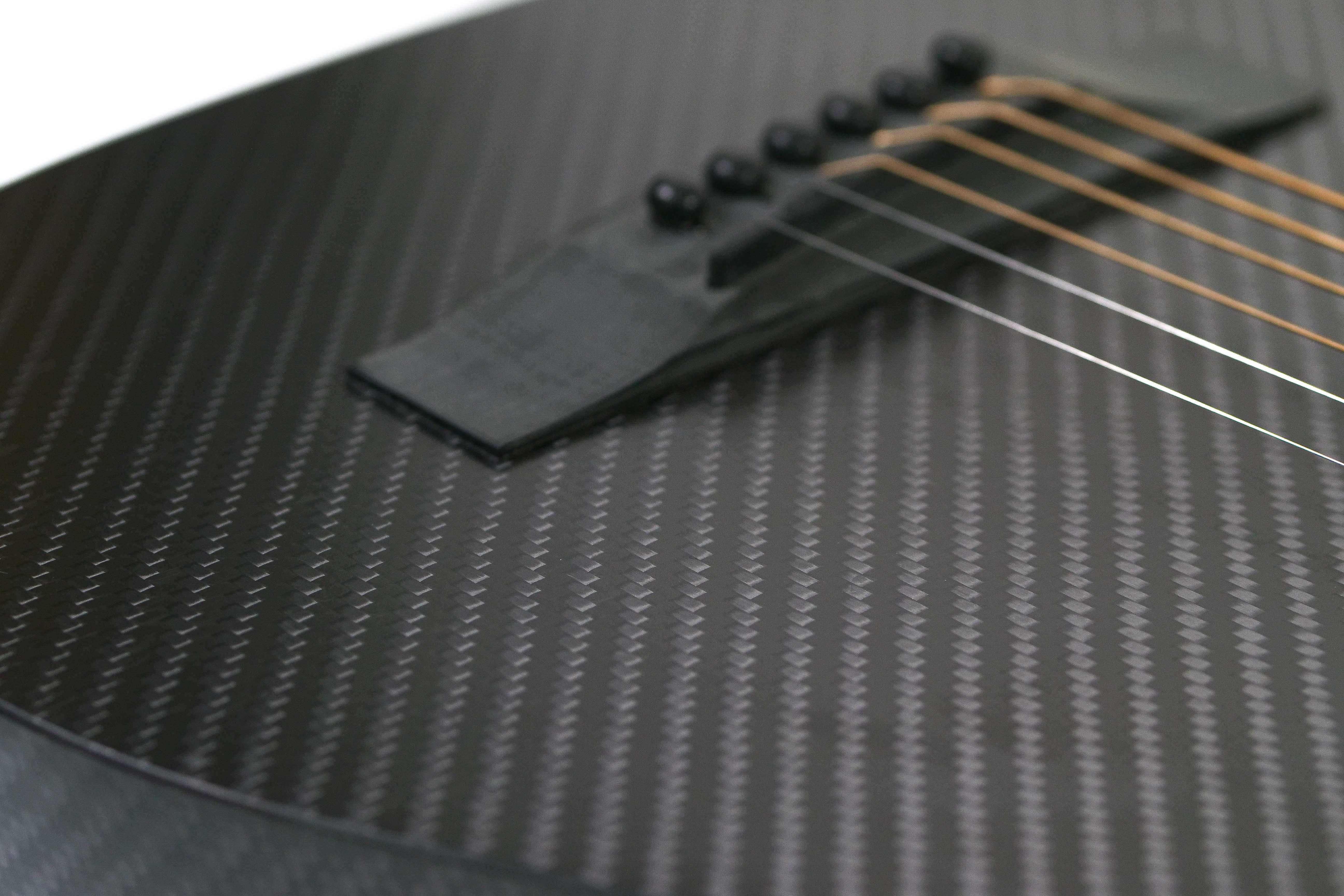 Klōs Full Carbon Acoustic Travel Guitar With HyVibe Smart Pickup - Image 4