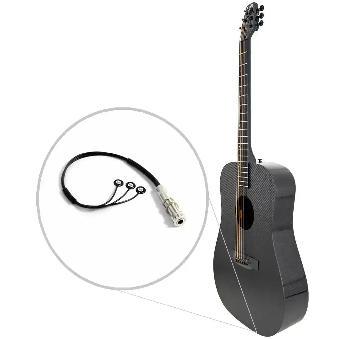 Klōs Full Carbon Deluxe Acoustic Dreadnought Guitar with K&K Mini Pure Pickup - Image 3
