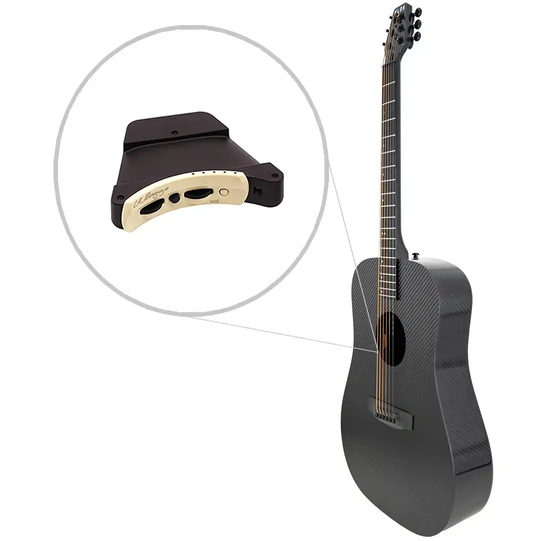 Klōs Full Carbon Deluxe Acoustic Dreadnought Guitar with LR Baggs Anthem Pickup - Image 3