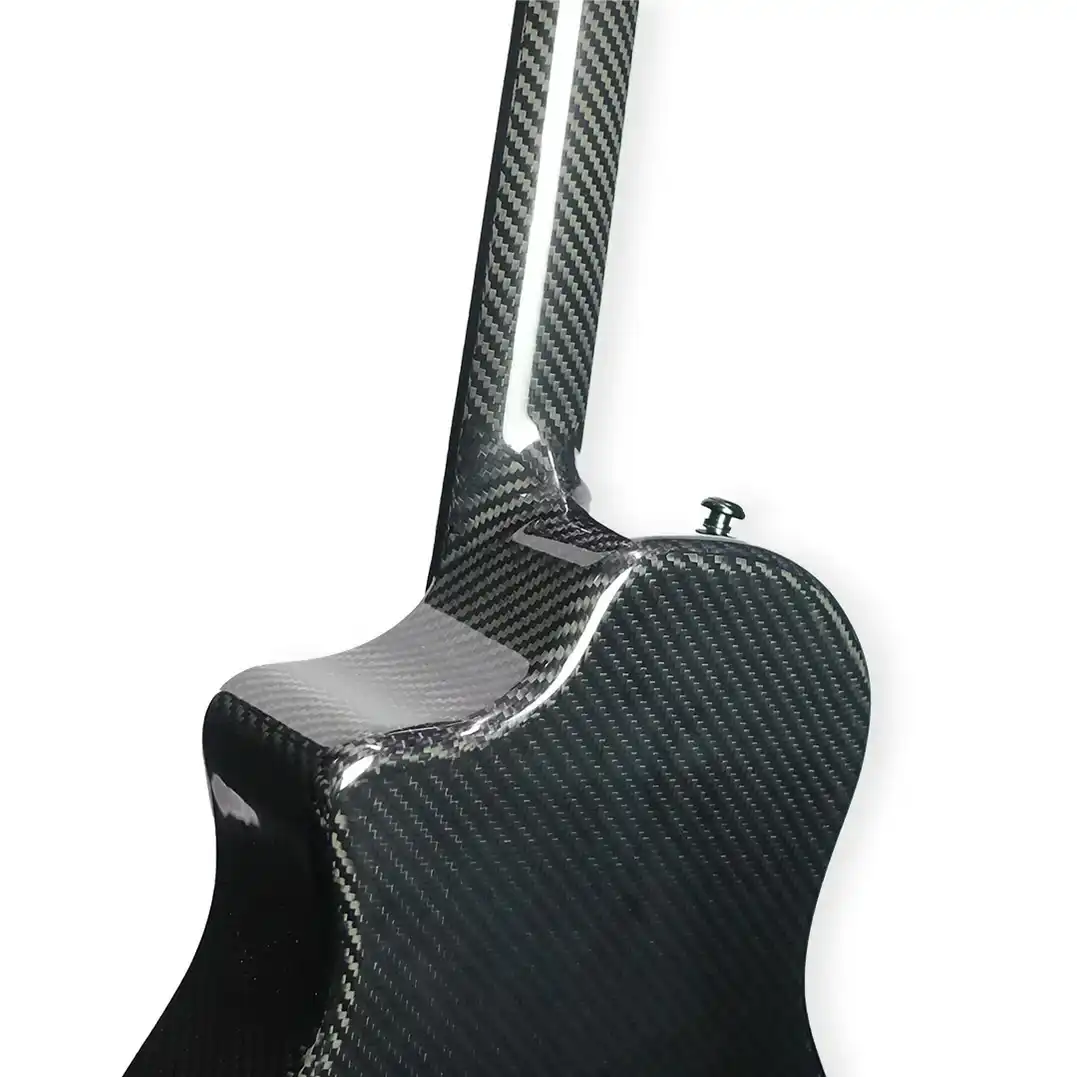 Klōs Full Carbon Fiber Acoustic-Electric Baritone Ukulele w/ Pickup & Tuner - Image 5