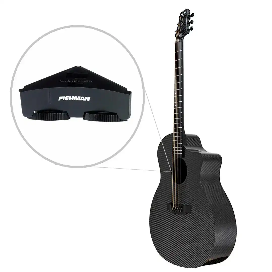 Klōs Full Carbon Grand Cutaway Acoustic Guitar with Fishman Sonitone Pickup - Image 3