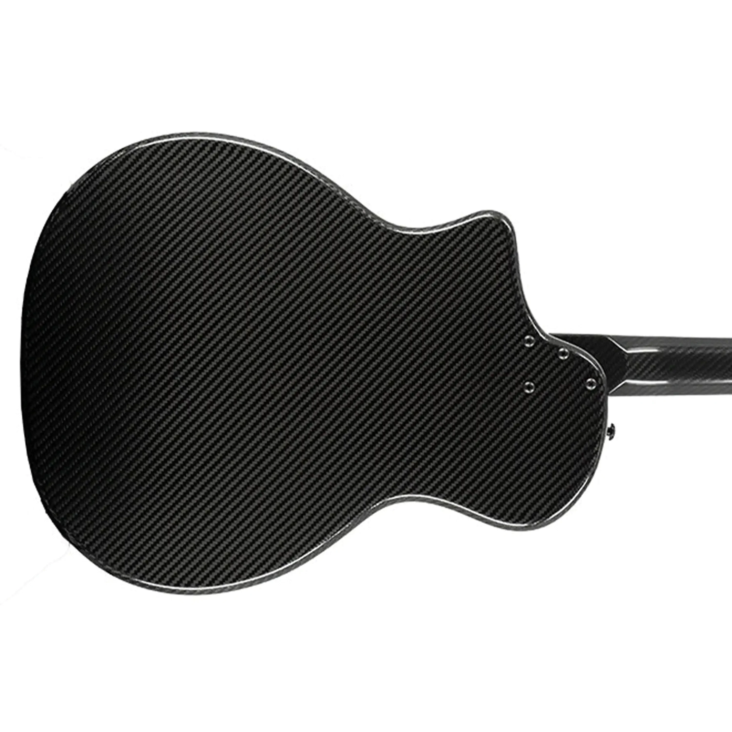 Klōs Full Carbon Grand Cutaway Mini Acoustic Guitar with Fishman Sonitone Pickup - Image 3