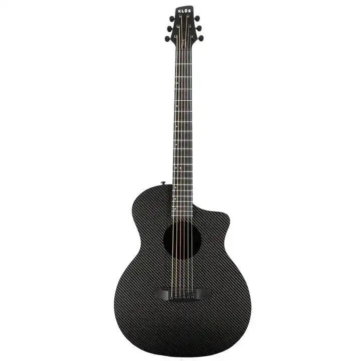 Klōs Full Carbon Grand Cutaway Mini Acoustic Guitar - Image 3