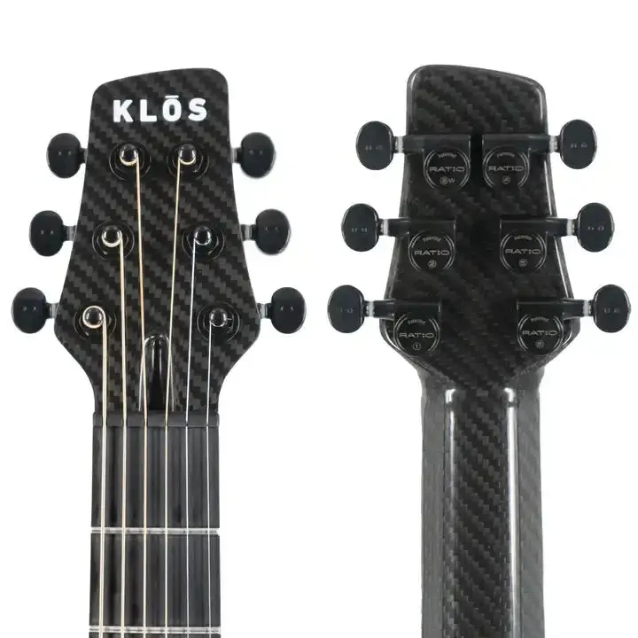 Klōs Full Carbon Grand Cutaway Mini Acoustic Guitar - Image 5