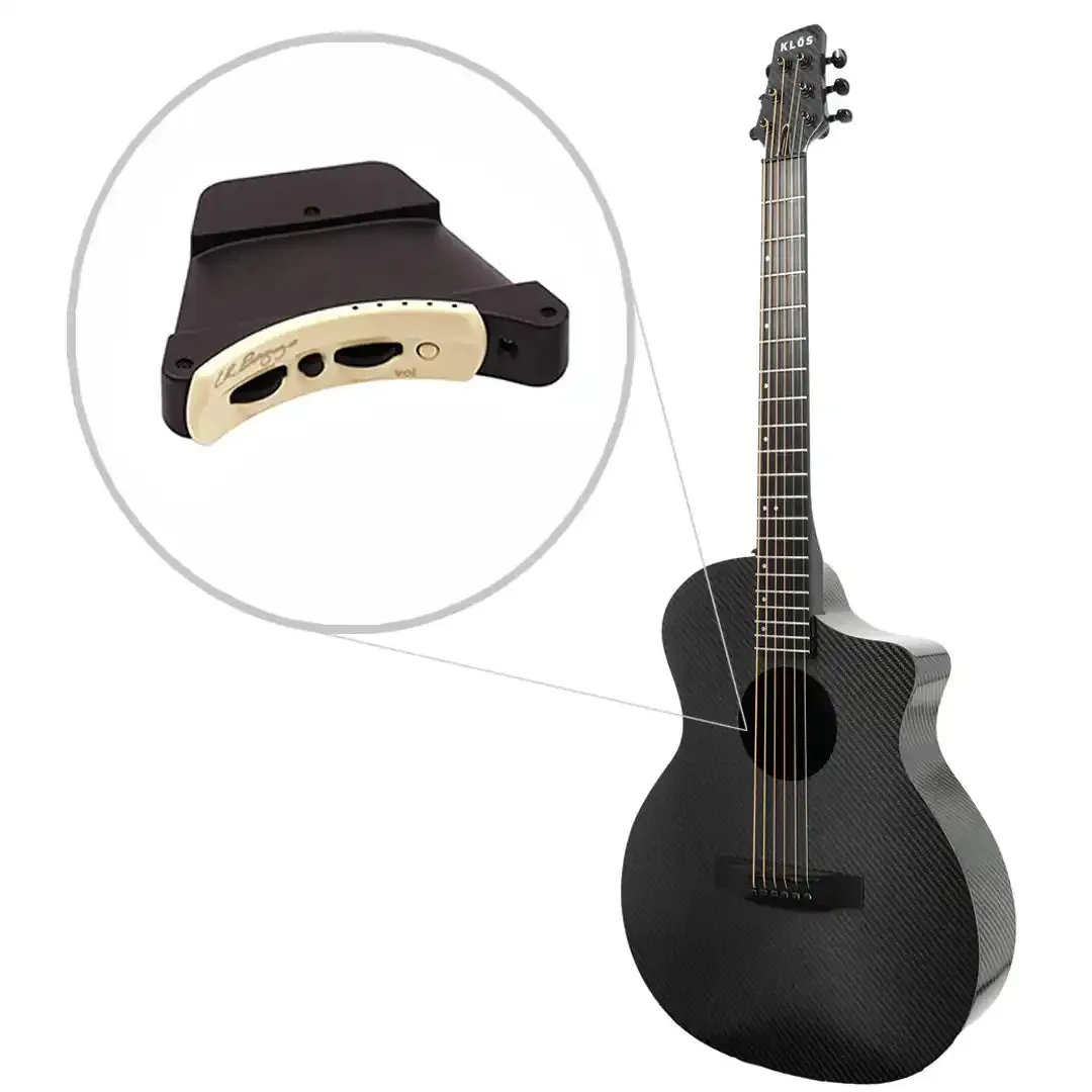 Klōs Full Carbon Grand Cutaway Mini Acoustic Guitar with LR Baggs Anthem Pickup - Image 3