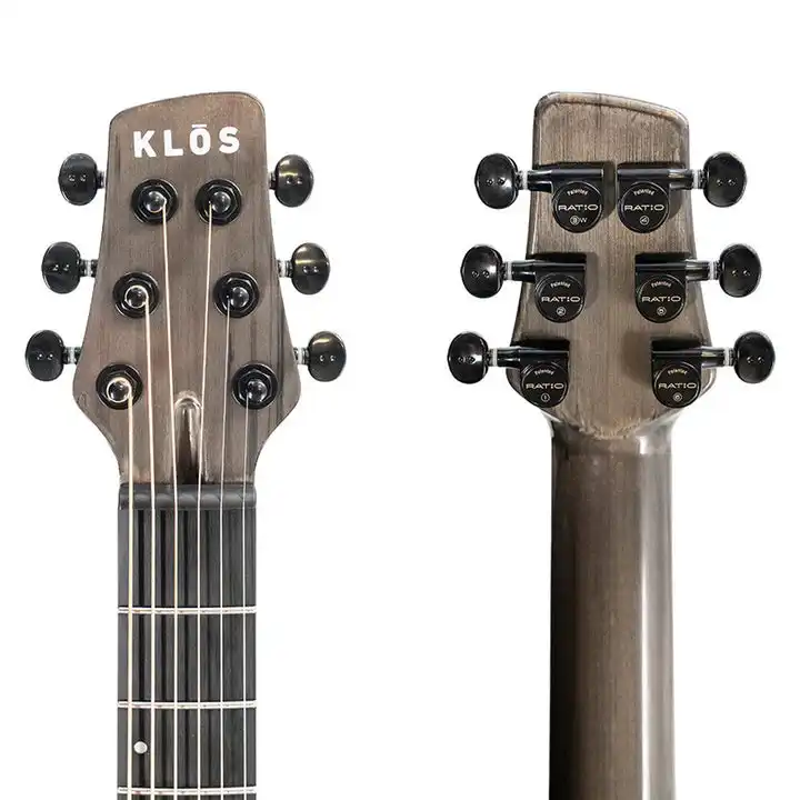 Klōs Full Carbon Timber Acoustic Dreadnought Guitar - Image 5