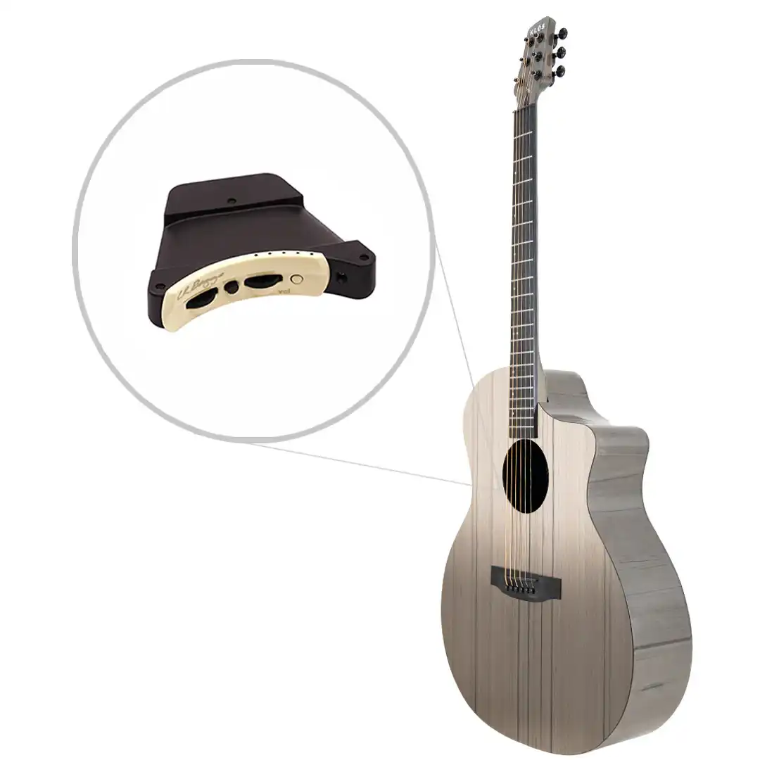 Klōs Full Carbon Timber Grand Cutaway Acoustic Guitar with LR Baggs Anthem Pickup - Image 3
