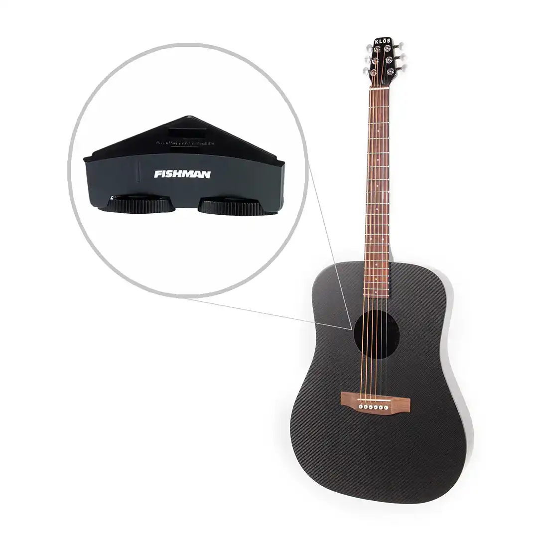 Klōs Hybrid Dreadnought Acoustic-Electric Guitar - Image 3