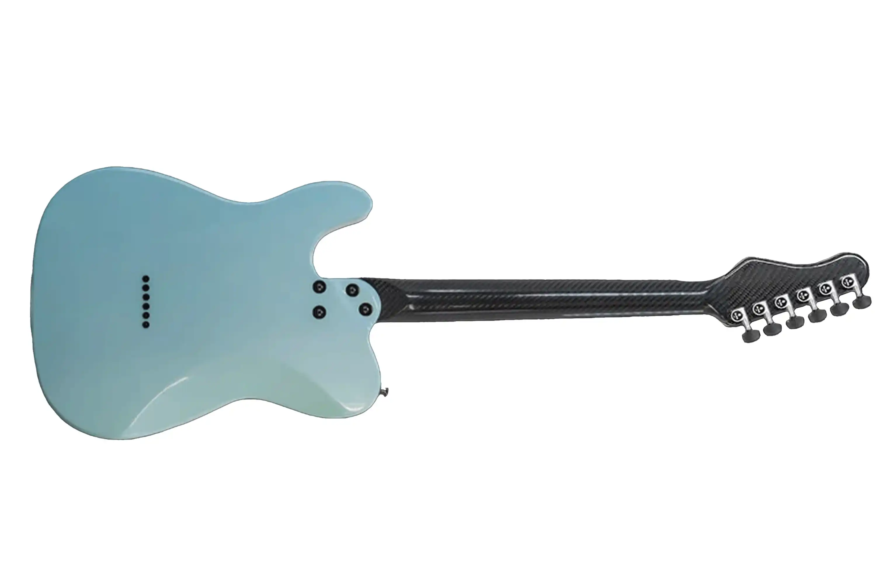 Klōs Telomere Custom Series 22 Fret Electric Guitar with Klos Single Coils Pickup - Stone Blue - Image 4