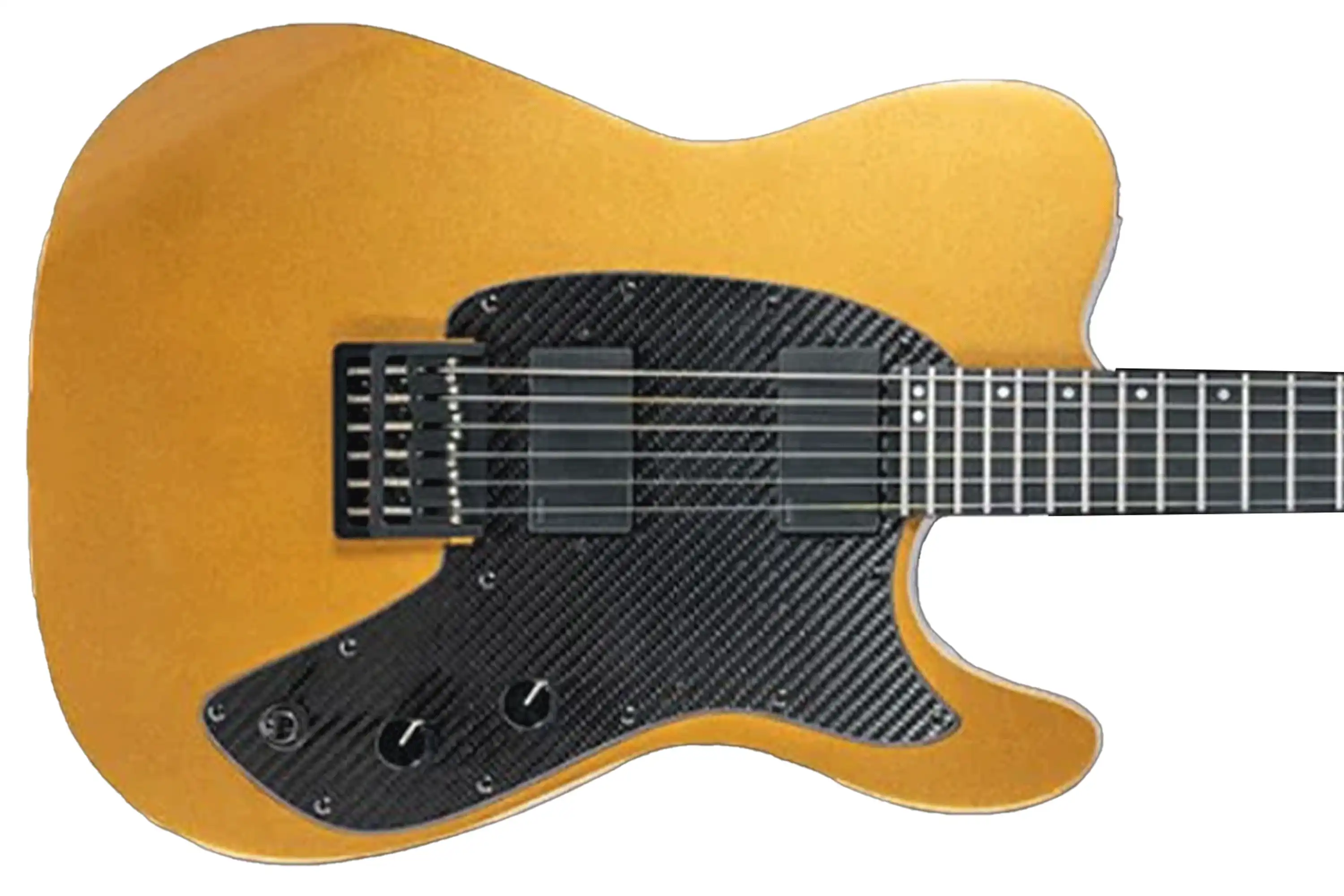 Klōs Telomere Custom Series 24 Fret Electric Guitar with Klos Blackouts Pickup - Gold