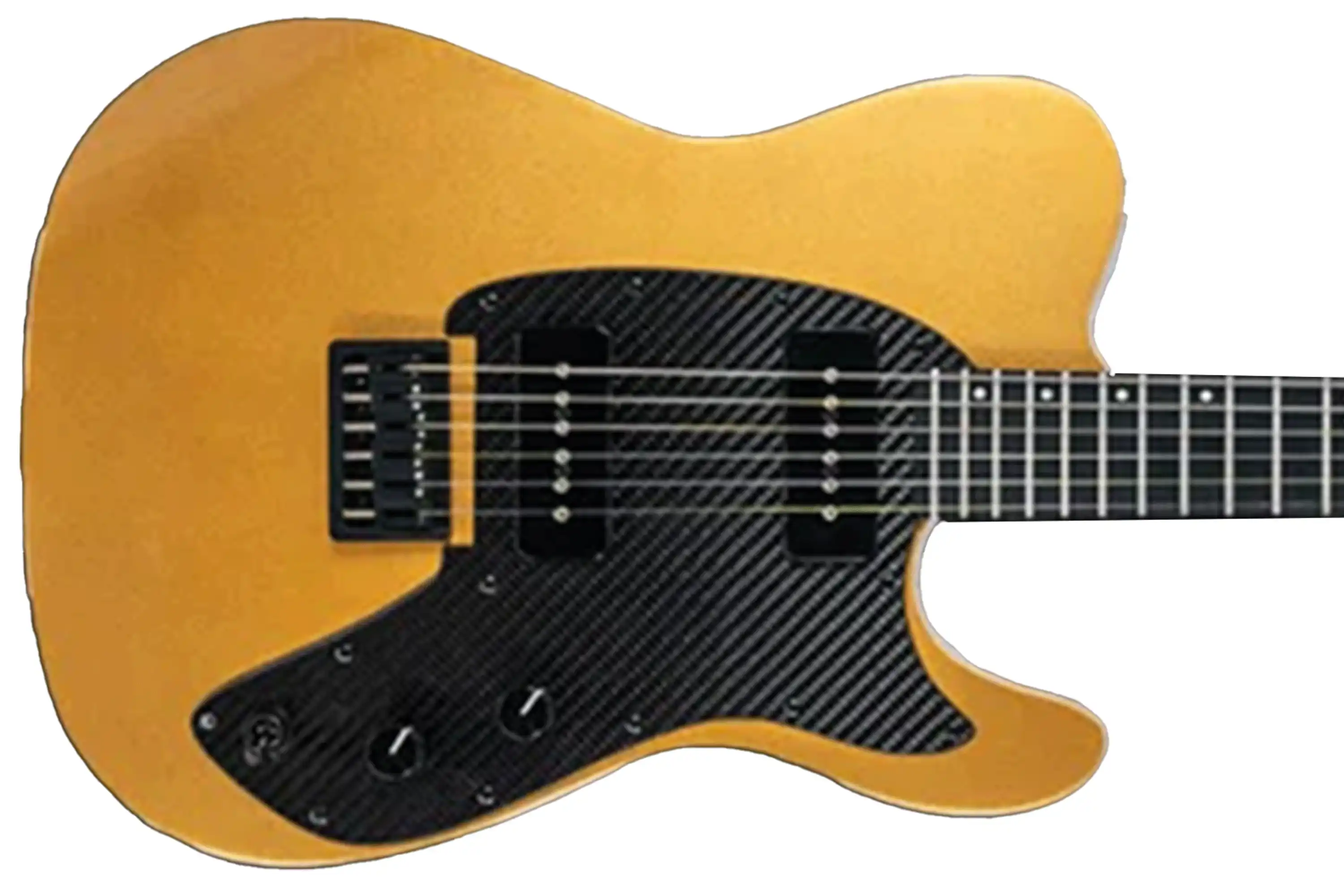 Klōs Telomere Custom Series 22 Fret Electric Guitar with Klos P-90S Pickup - Gold