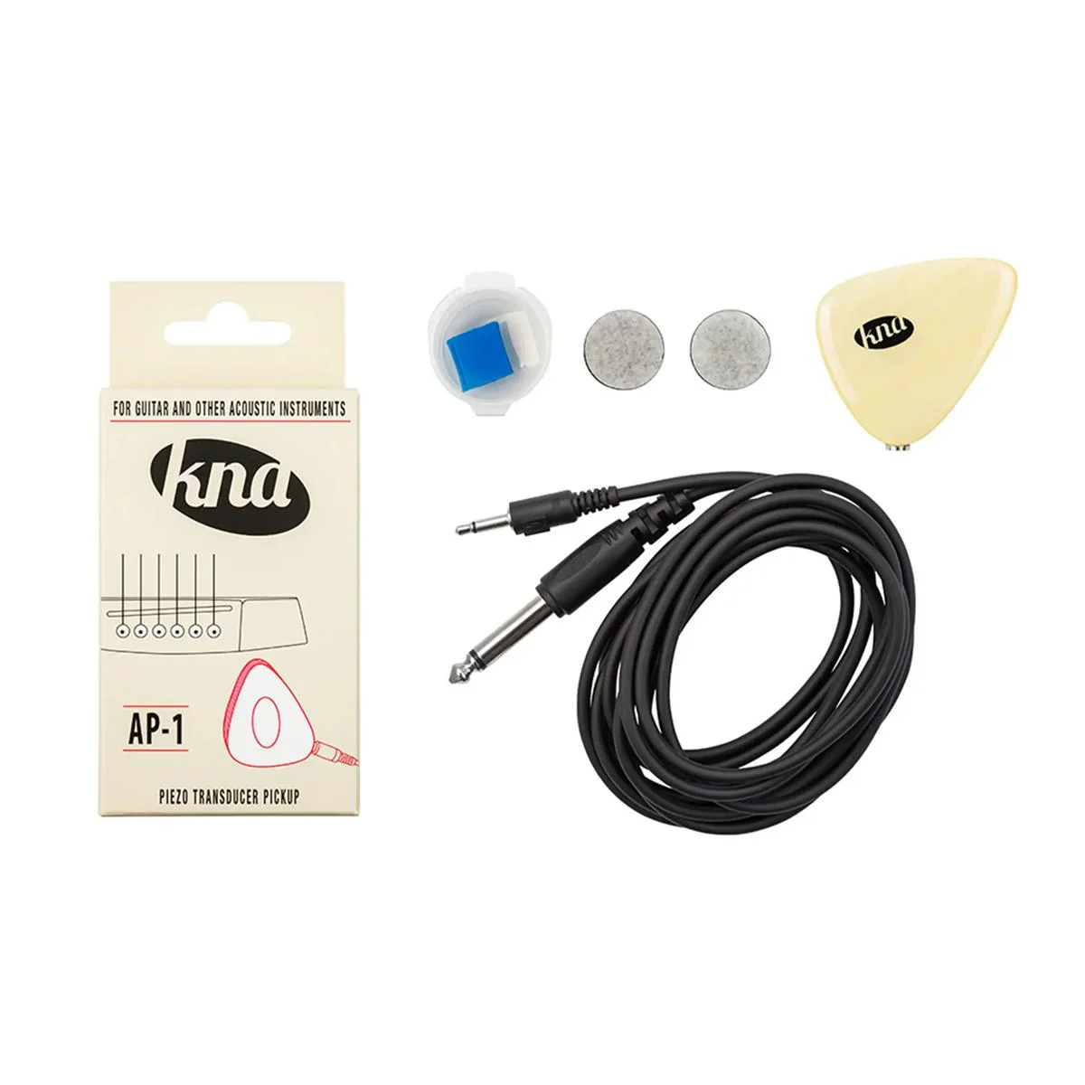 KNA AP-1 Surface-Mounted Acoustic Guitar Piezo Pickup