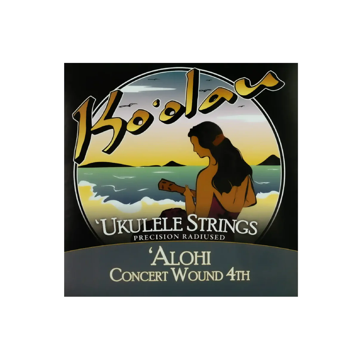 Ko'olau 'Alohi Concert Wound 4th String Set