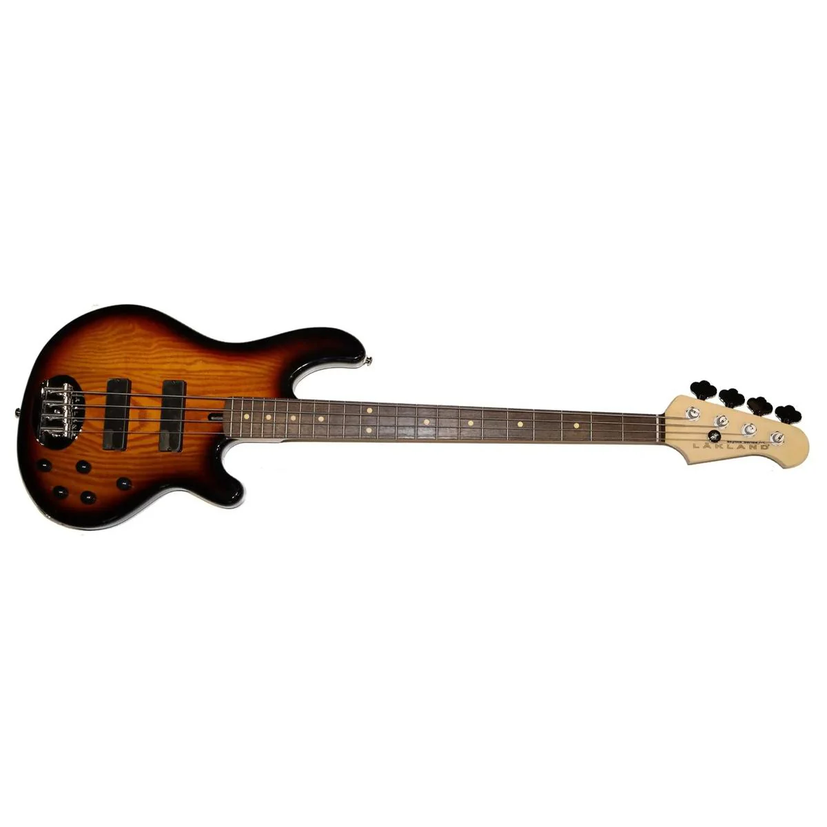 Lakland 44-01 Skyline Series 4-String Electric Bass - 3 Tone Sunburst - Image 3