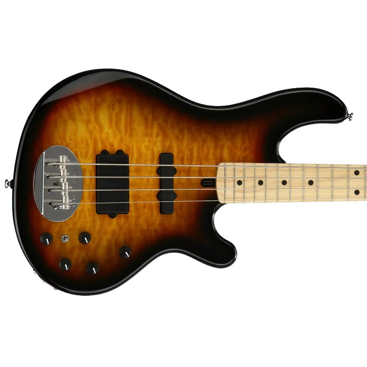 Lakland 44-02 Deluxe Skyline Series 4-String Electric Bass - 3 Tone Sunburst