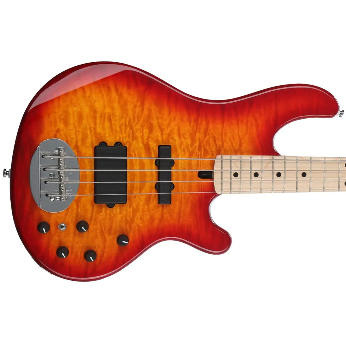 Lakland 44-02 Deluxe Skyline Series 4-String Electric Bass - Cherry Sunburst