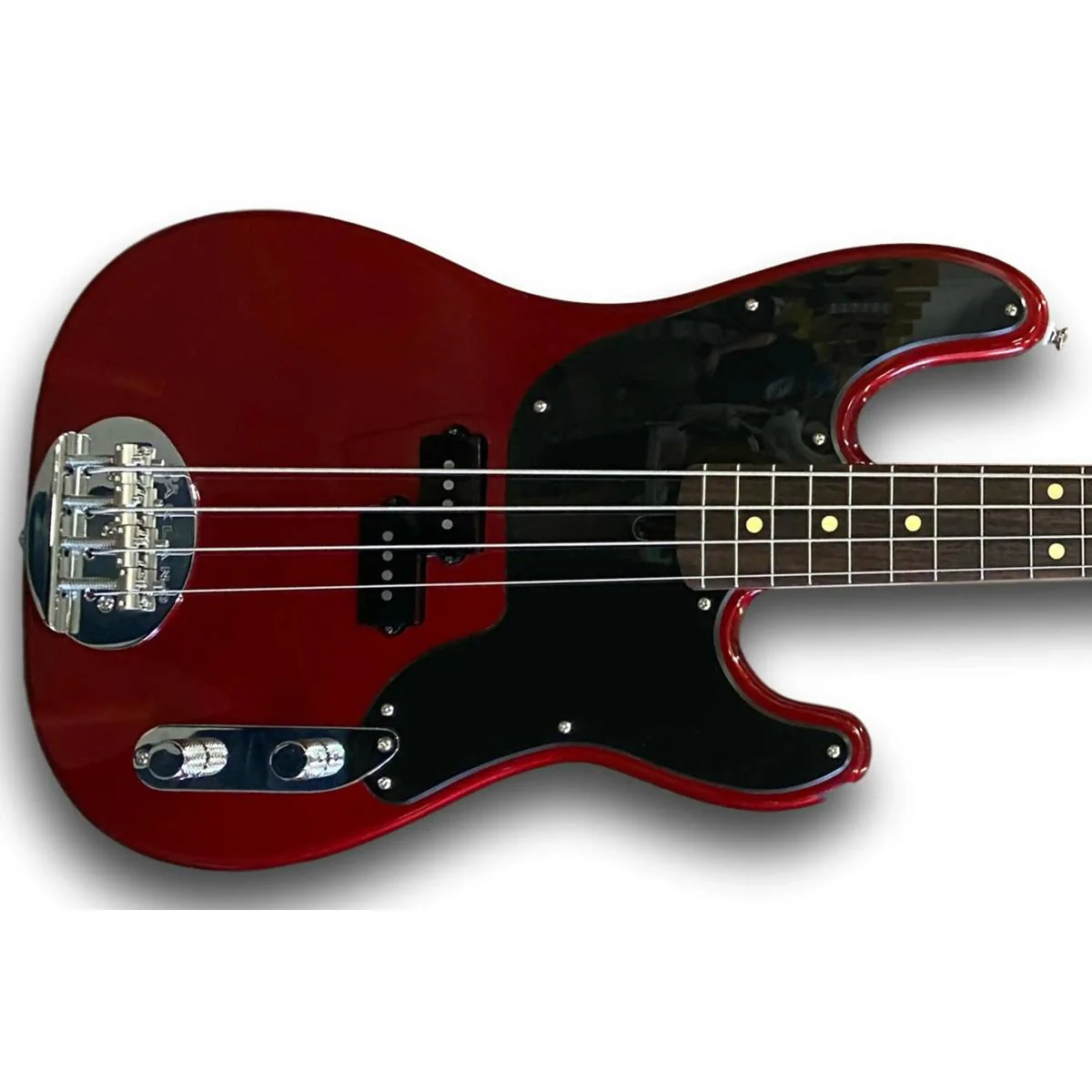 Lakland 44-51 Skyline Series 4-String Electric Bass - Candy Apple Red