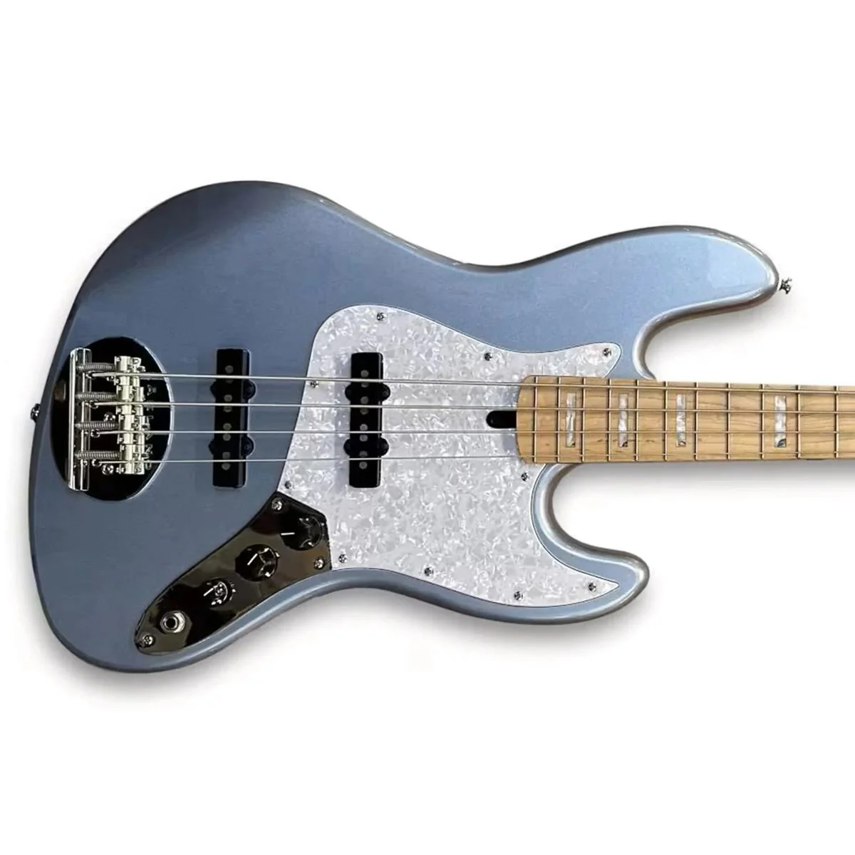 Lakland 44-60 Custom Skyline Series 4-String Electric Bass - Ice Blue Metallic
