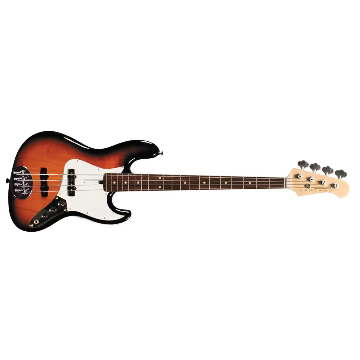 Lakland 44-60 "Vintage J" Skyline Series 4-String Electric Bass - 3 Tone Sunburst - Image 2