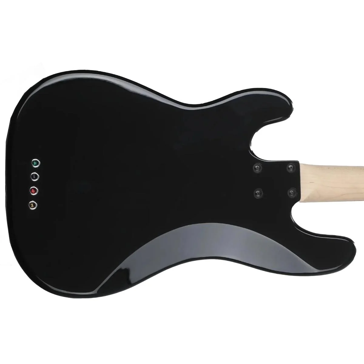 Lakland 44-64 Custom PJ Skyline Series 4-String Electric Bass - Black - Image 2