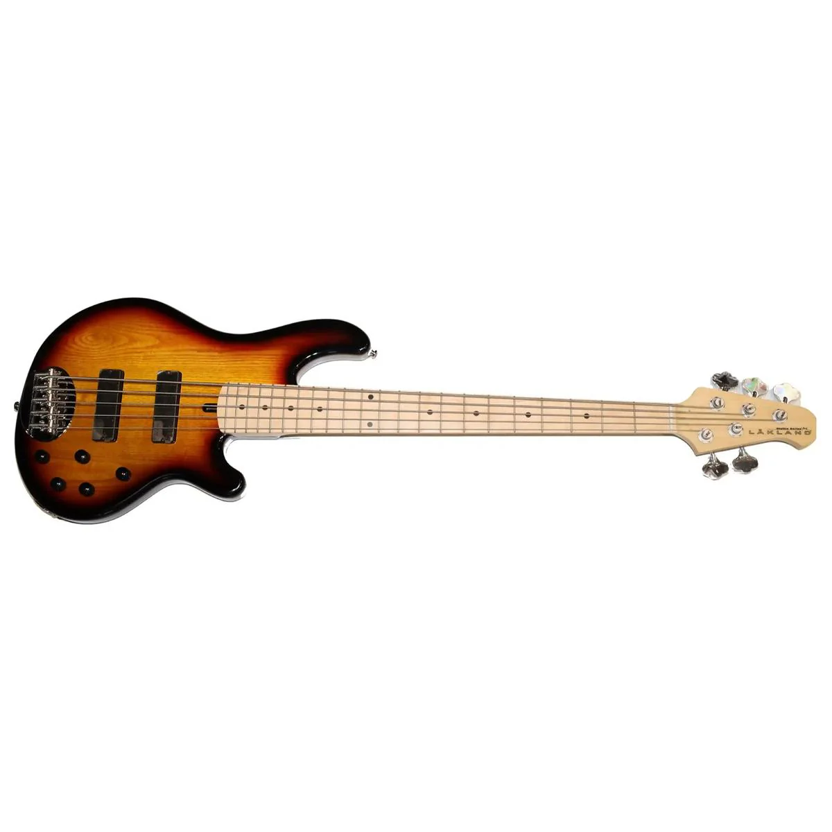 Lakland 55-01 Skyline Series 5-String Electric Bass - 3 Tone Sunburst - Image 3