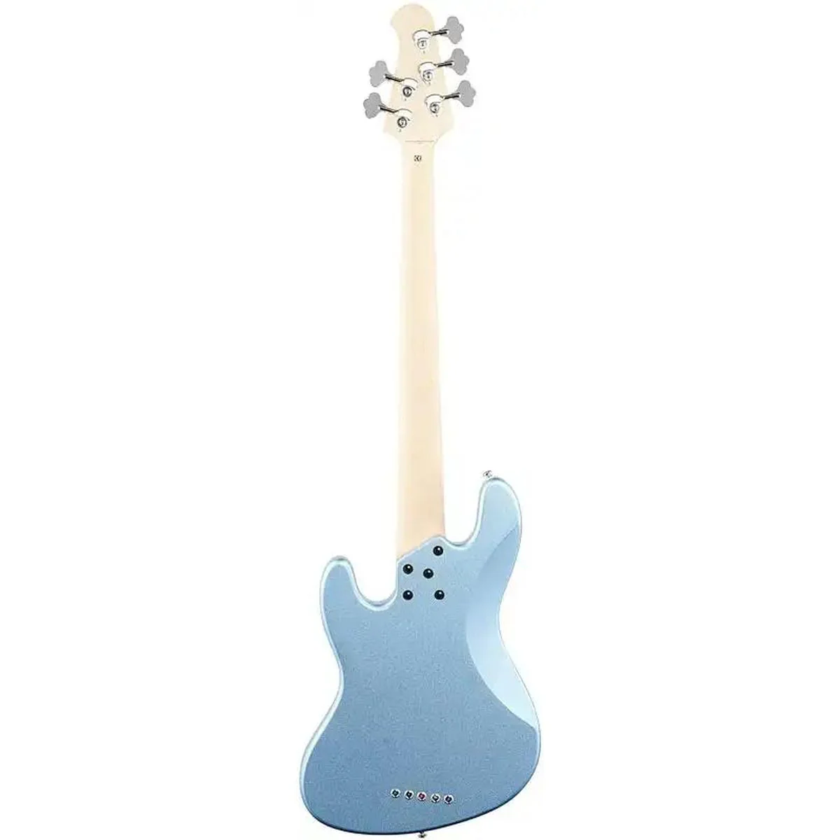 Lakland 55-60 Custom "Vintage J" Skyline Series 5-String Electric Bass - Lake Placid Blue - Image 4