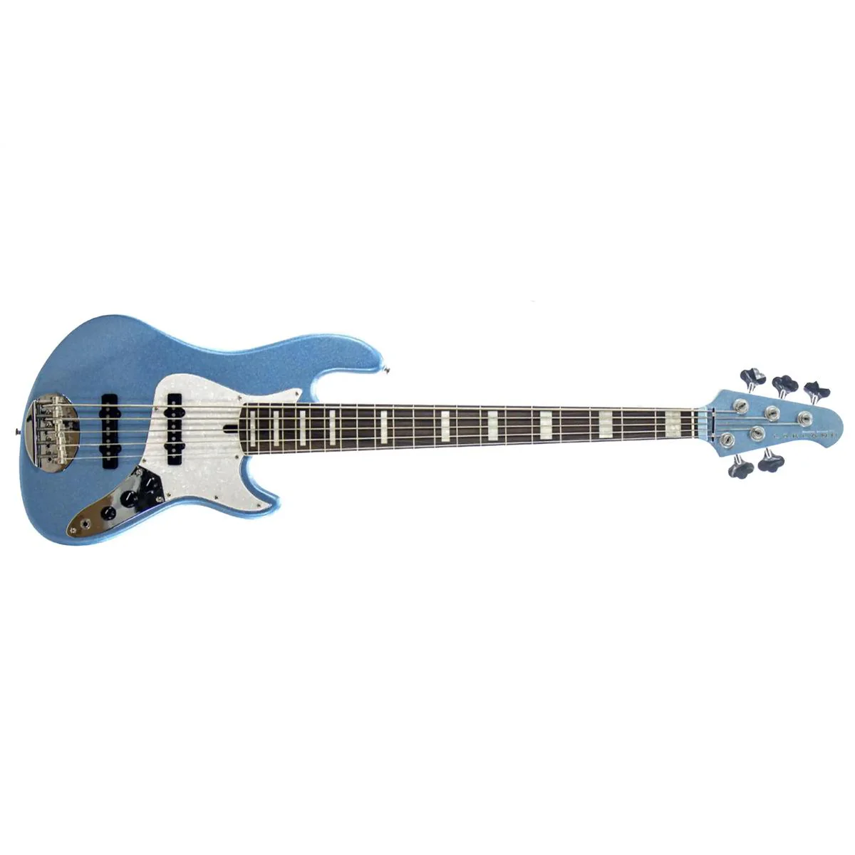 Lakland DJ-5 Skyline Darryl Jones 5-string Bass Guitar - Lake Placid Blue - Image 3