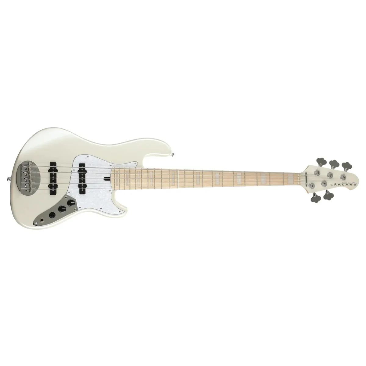 Lakland DJ-5 Skyline Darryl Jones 5-string Bass Guitar - White Pearl - Image 2
