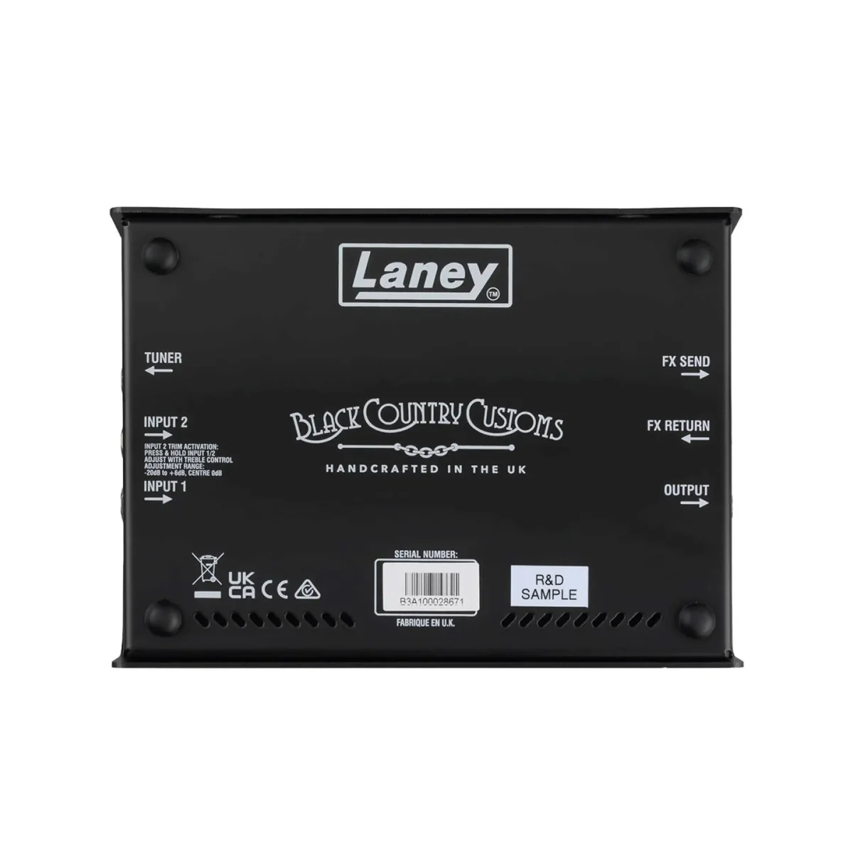 Laney BCC-DB-EAST-PRE Nathan East Signature Black Country Custom DIGBETH Bass Pre Amplifier Pedal - Image 3