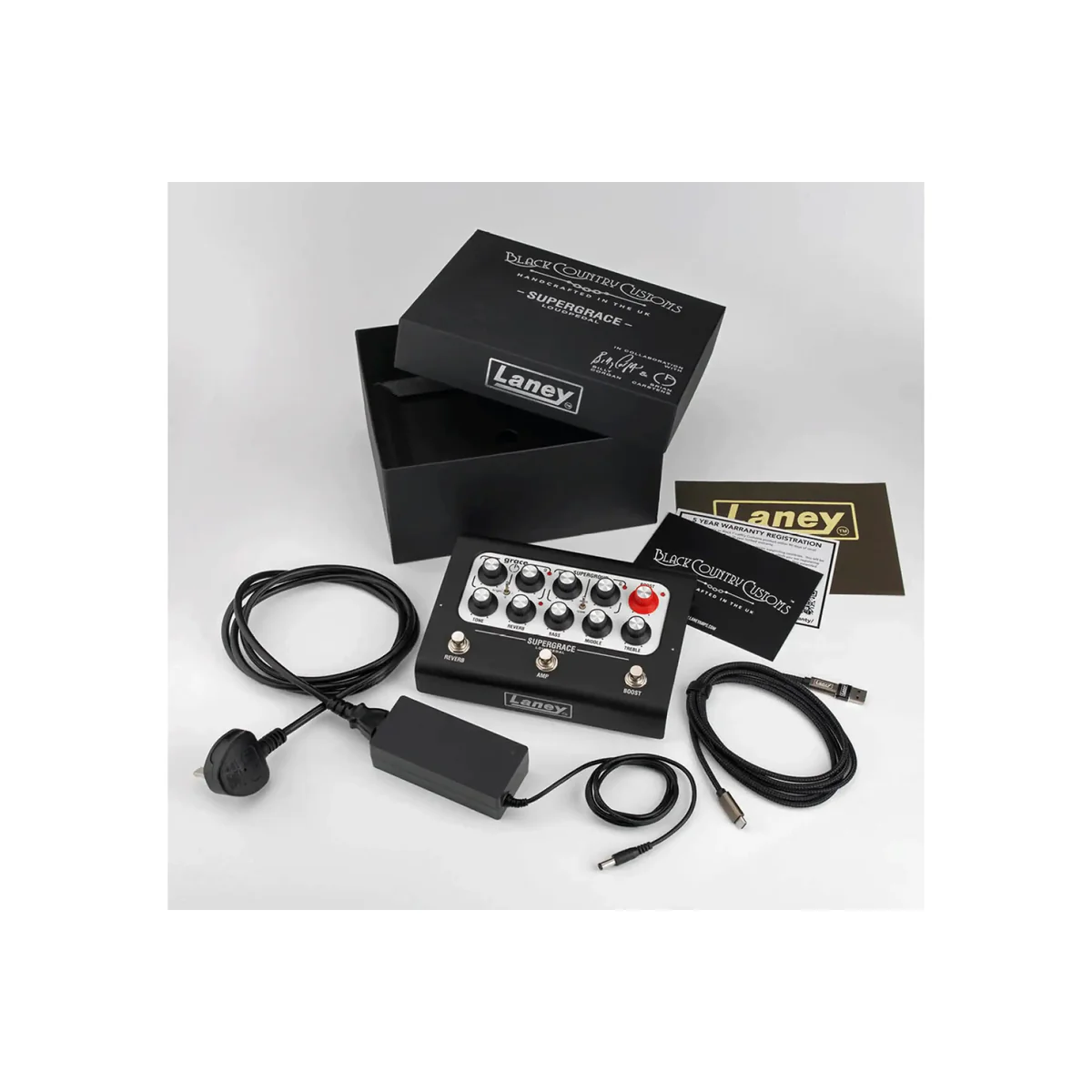 Laney BCC-SUPERGRACE Billy Corgan Signature Black Country Custom Loudpedal - 60 Watt - Image 6