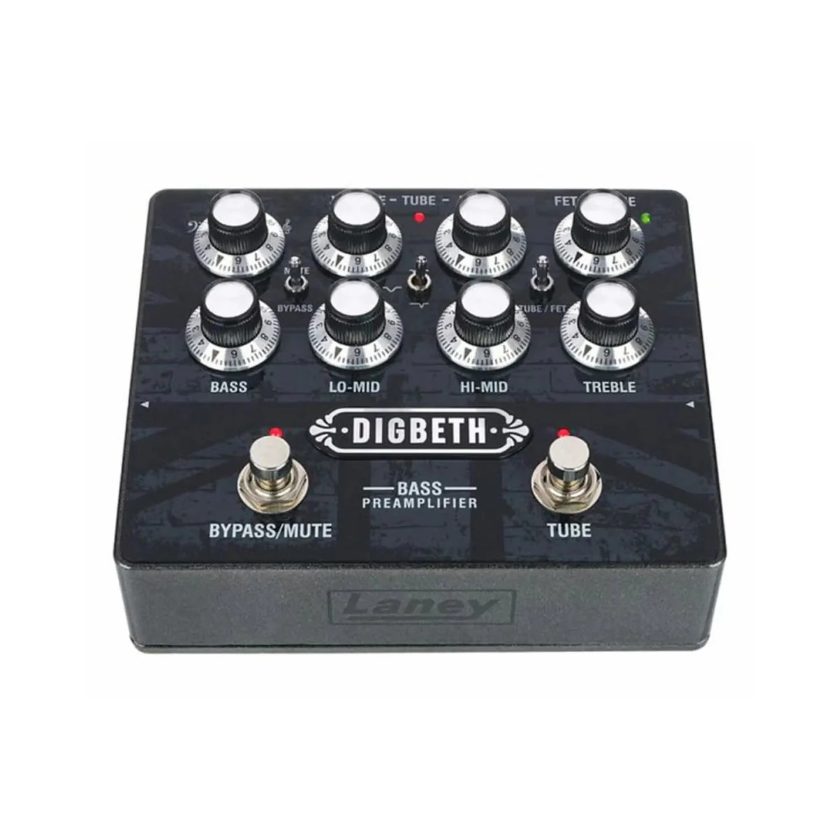 Laney DIGBETH Series Bass Guitar Pre Amplifier Pedal - Image 4