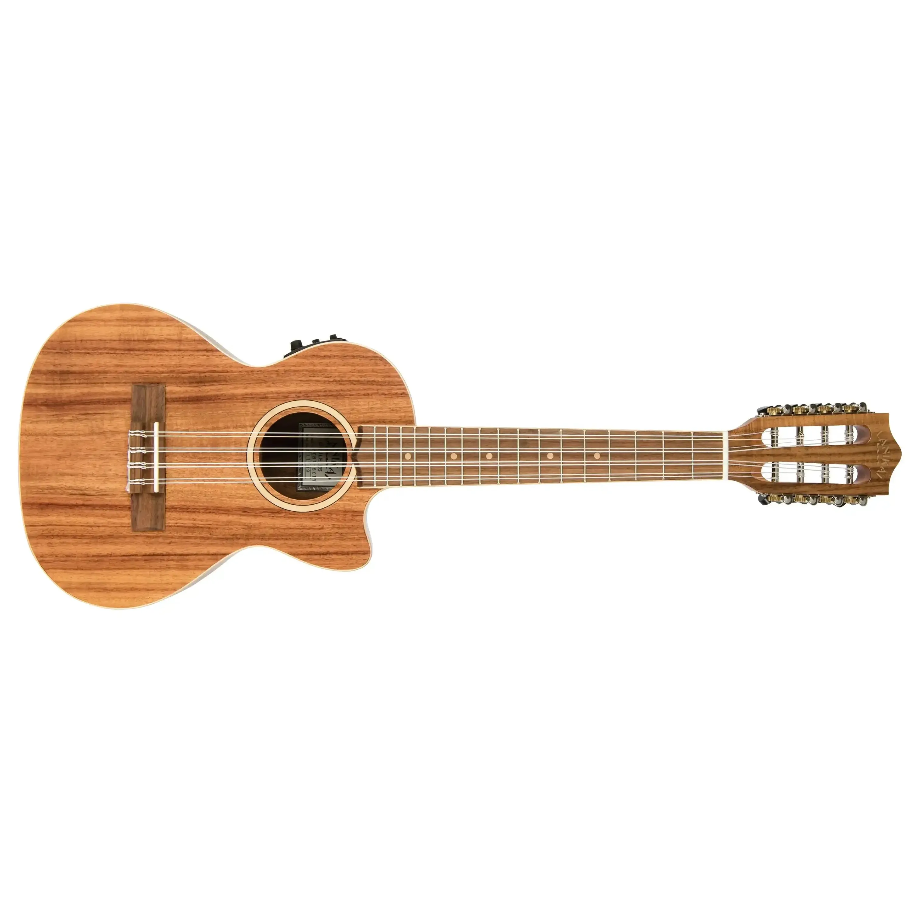 Lanikai ACST-8CET Acacia 8-String Tenor Ukulele with Pickup - Image 3