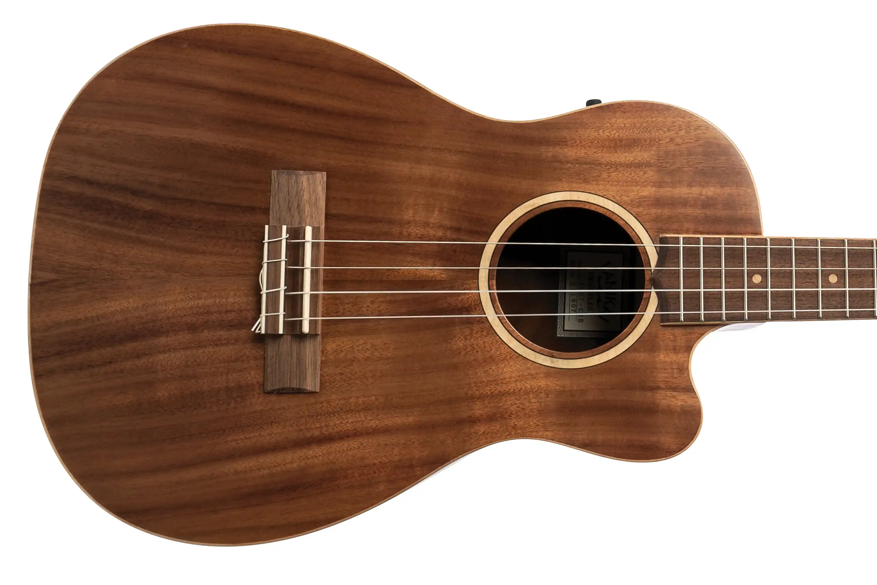 Lanikai ACST-CEB Solid Acacia Top Baritone Ukulele w/ Pickup