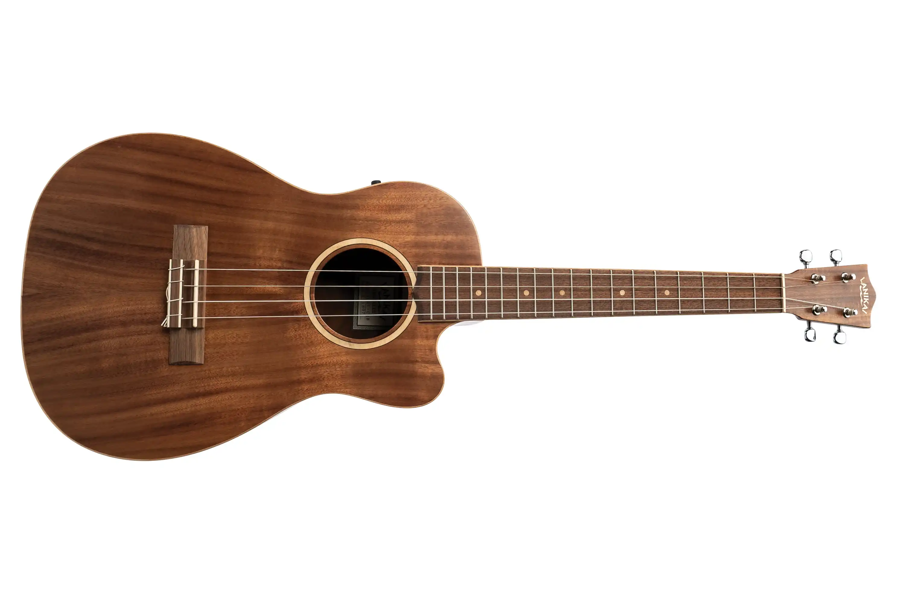 Lanikai ACST-CEB Solid Acacia Top Baritone Ukulele w/ Pickup - Image 3