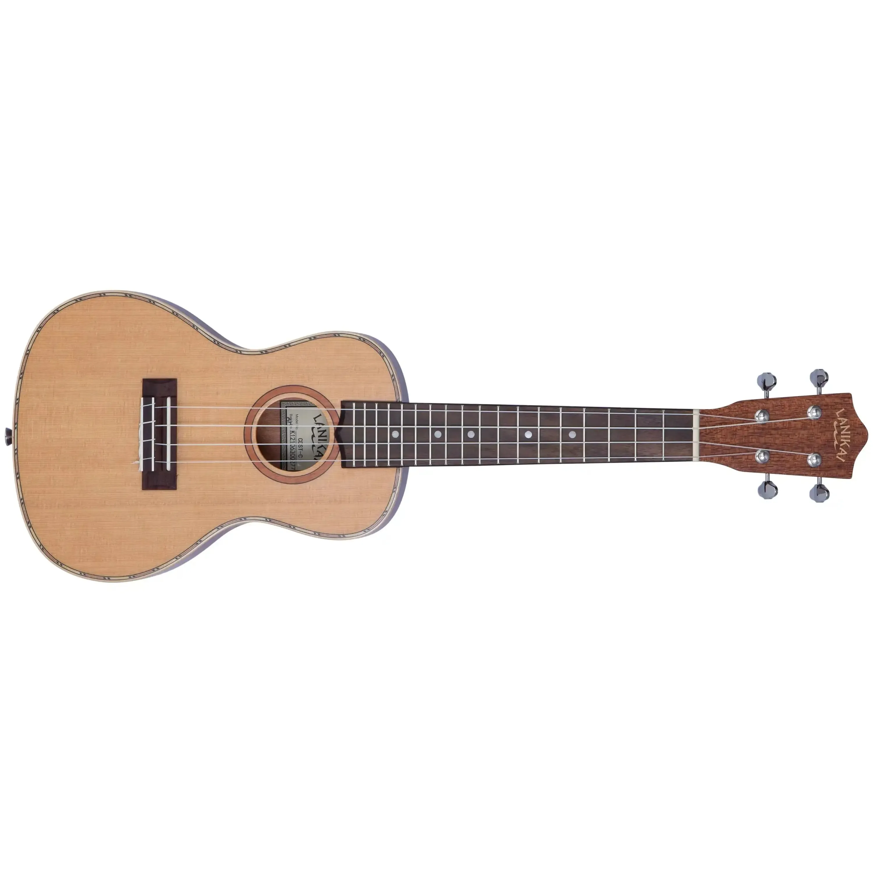Lanikai CDST-C Solid Cedar Top Concert Ukulele - Image 3