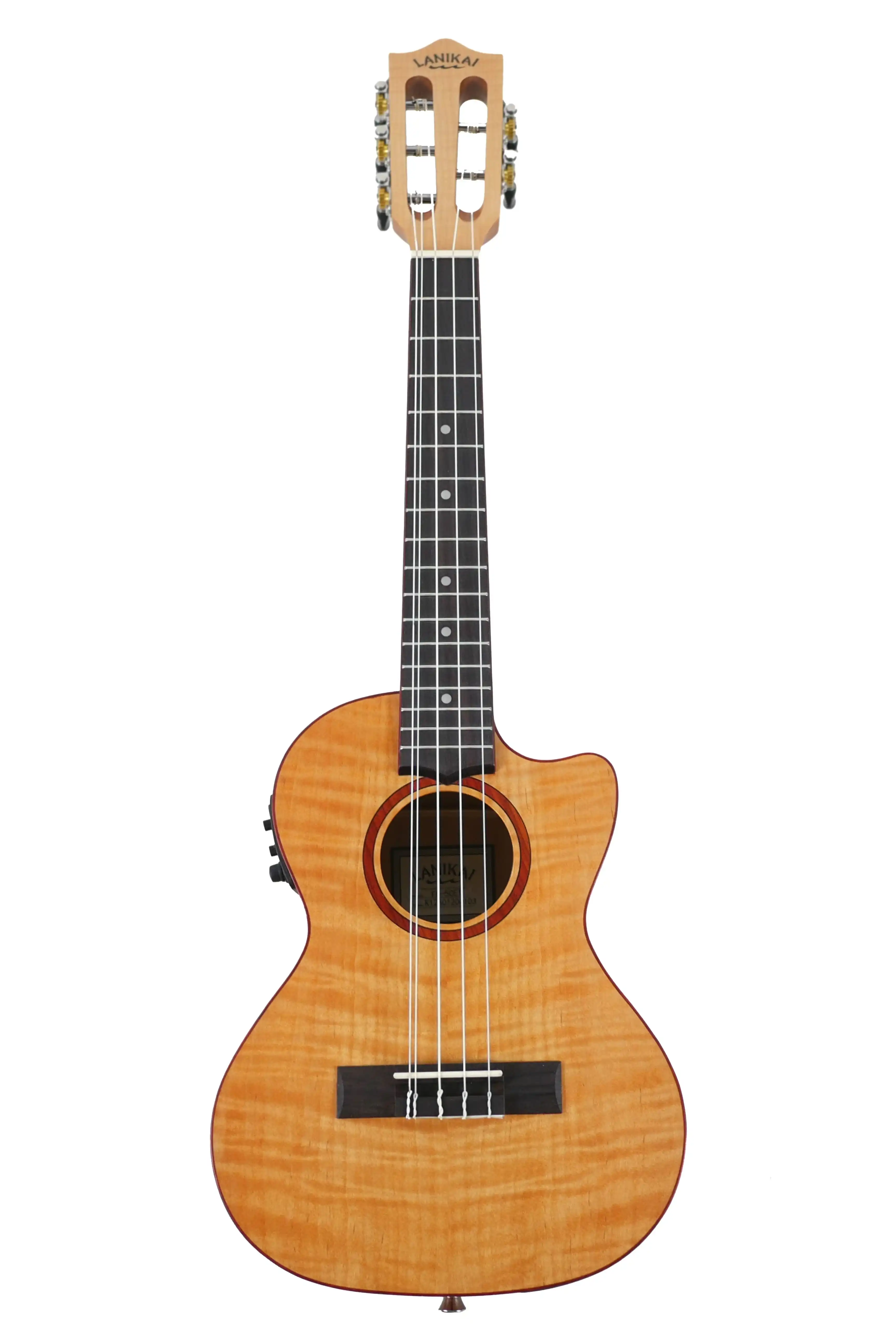 Lanikai FM-5CET Flame Maple 5-String Tenor Ukulele w/ Pickup - Image 5