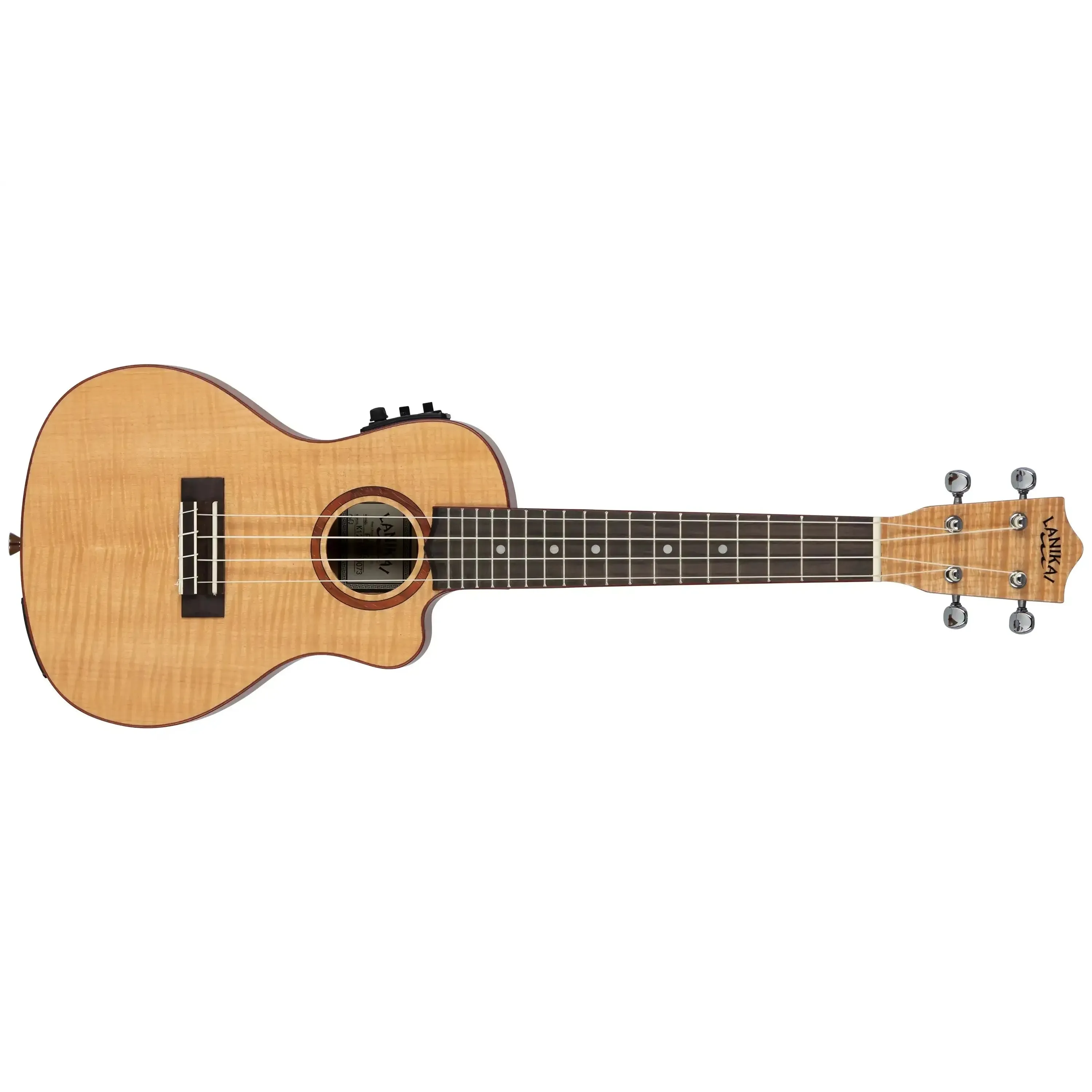 Lanikai FM-CEC Flame Maple Concert Ukulele w/ Pickup - Image 3