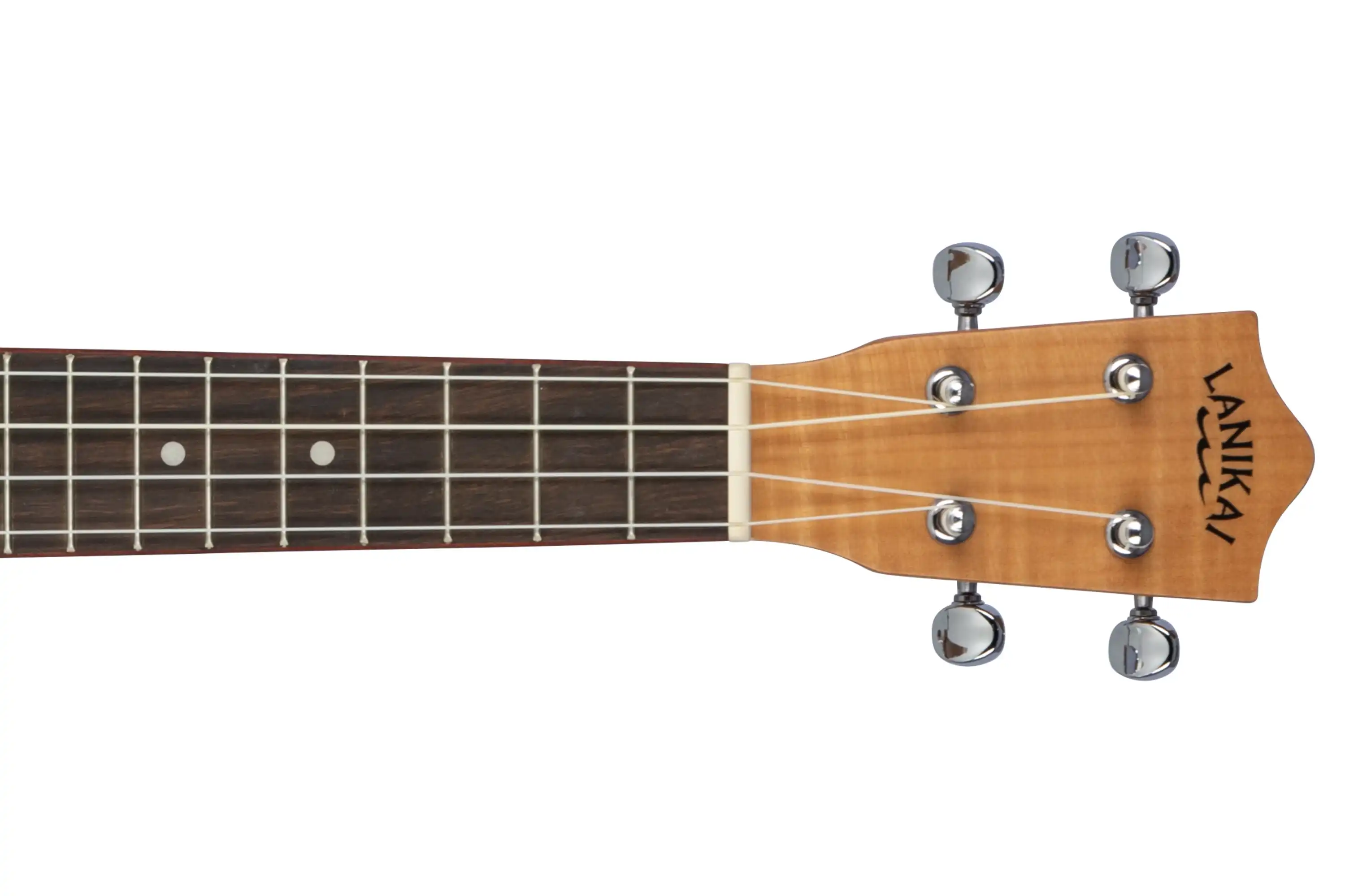 Lanikai FM-CETC Flame Maple Slimline Concert Ukulele w/ Pickup - Image 5