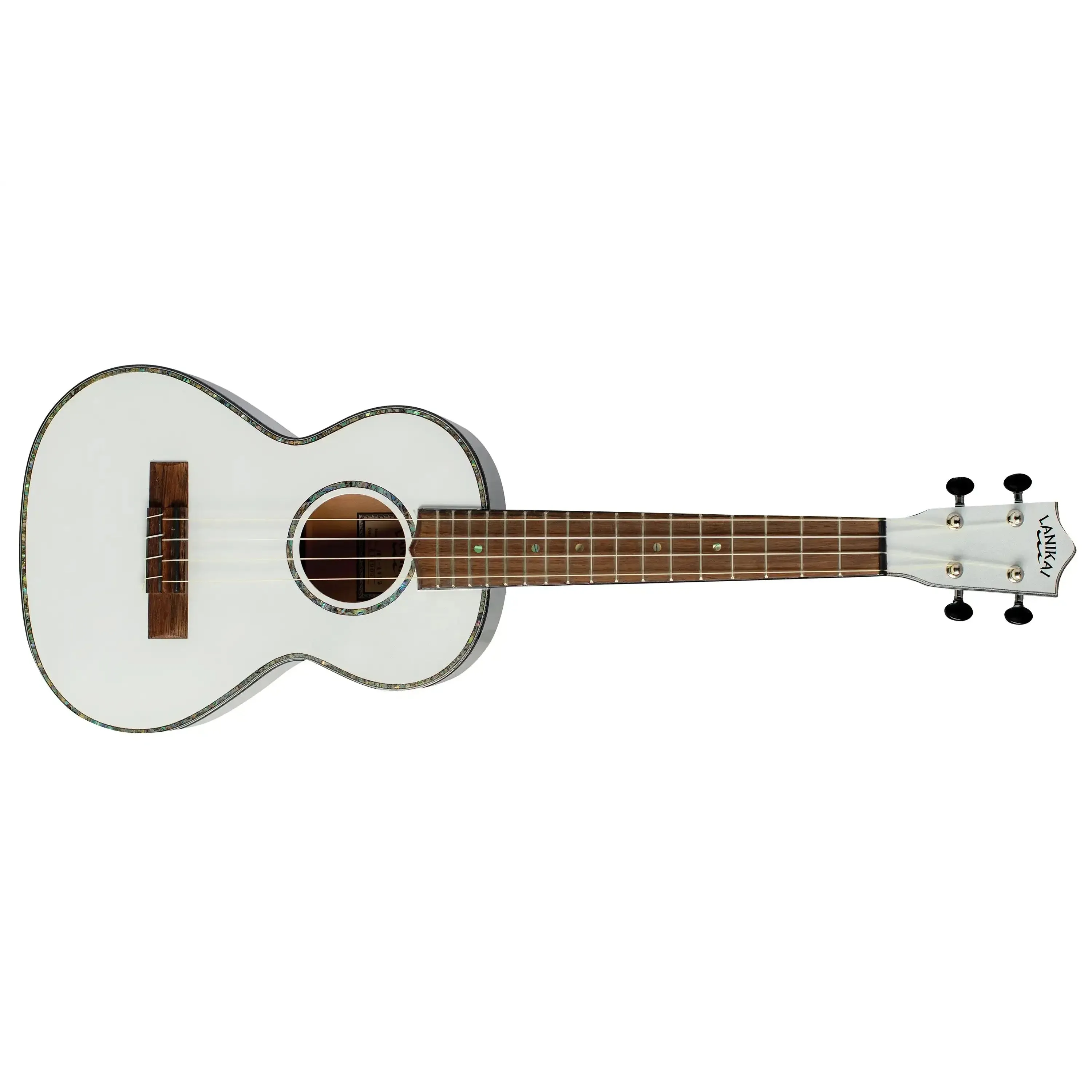 Lanikai JMS-AWT2 Julia Michaels Signature White Pearl Tenor Ukulele - Image 3