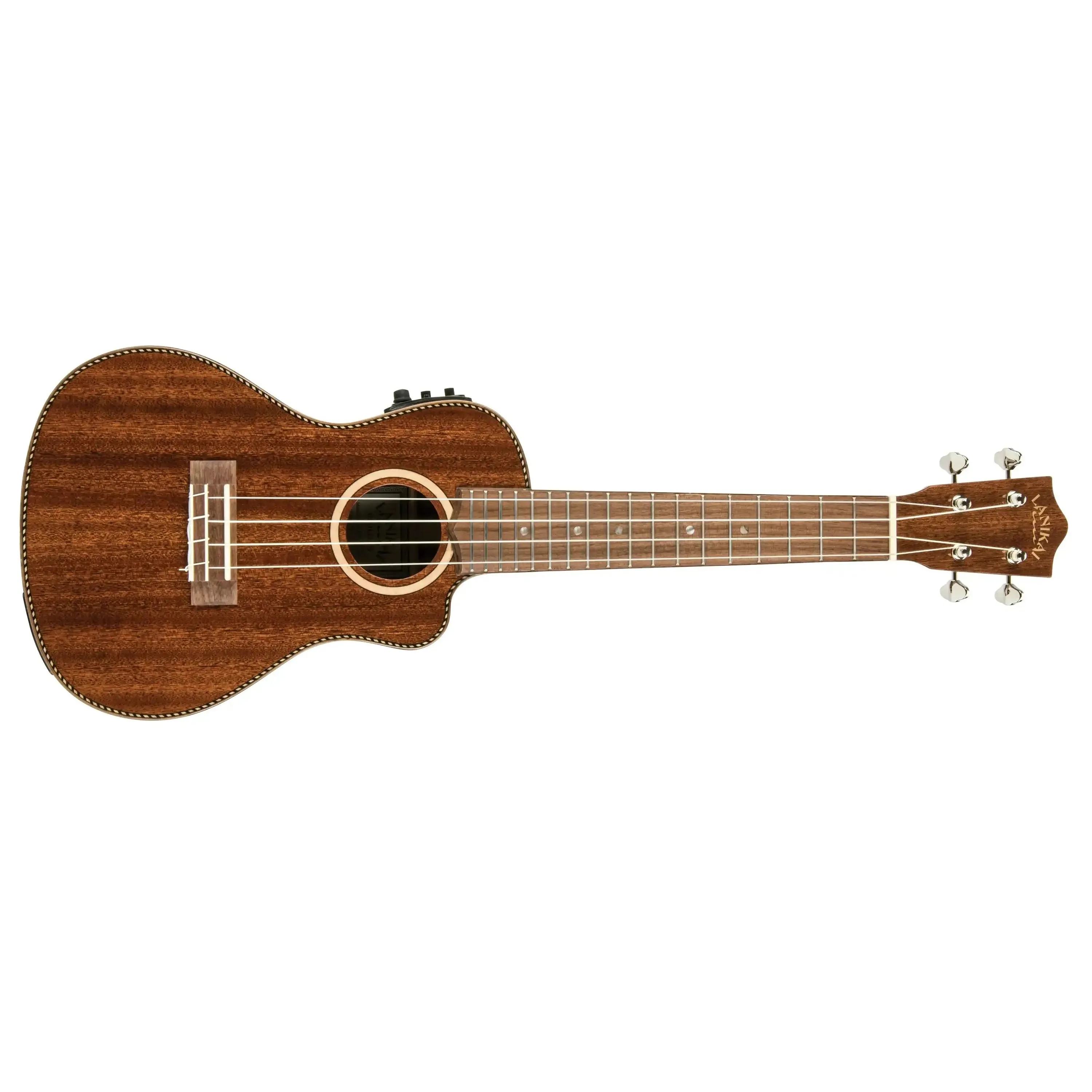 Lanikai MAS-CEC Solid Mahogany Concert Ukulele w/ Pickup - Image 3