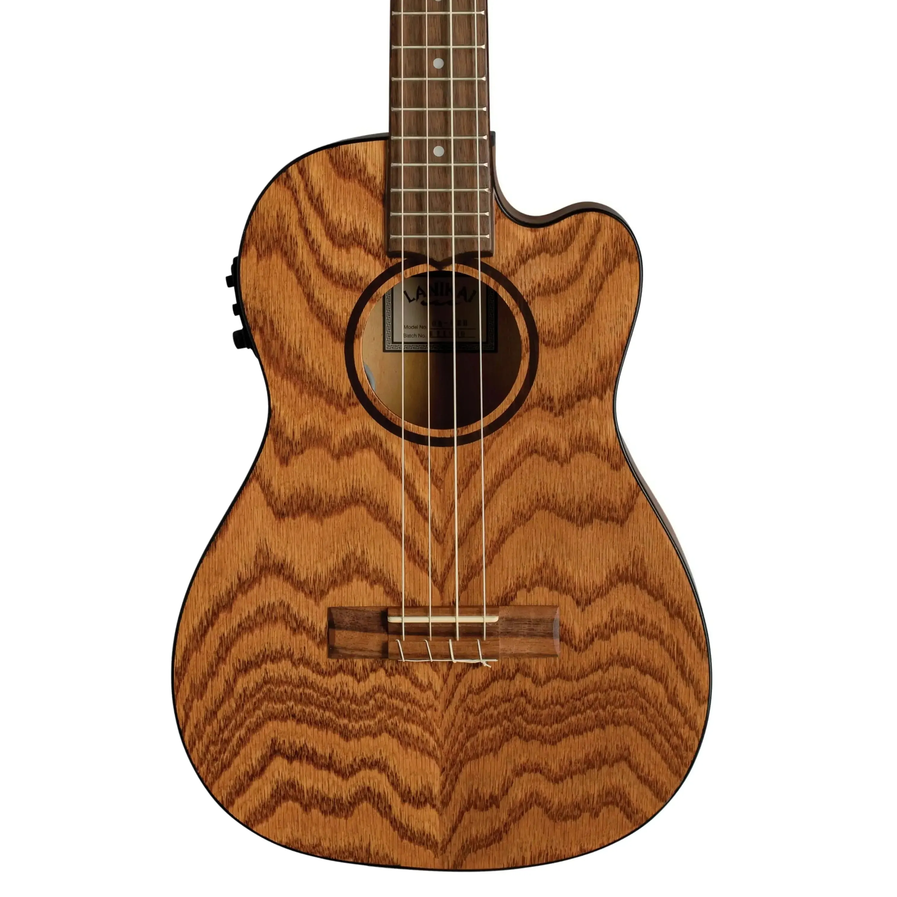 Lanikai OA-CEB Oak Baritone Ukulele with Pickup