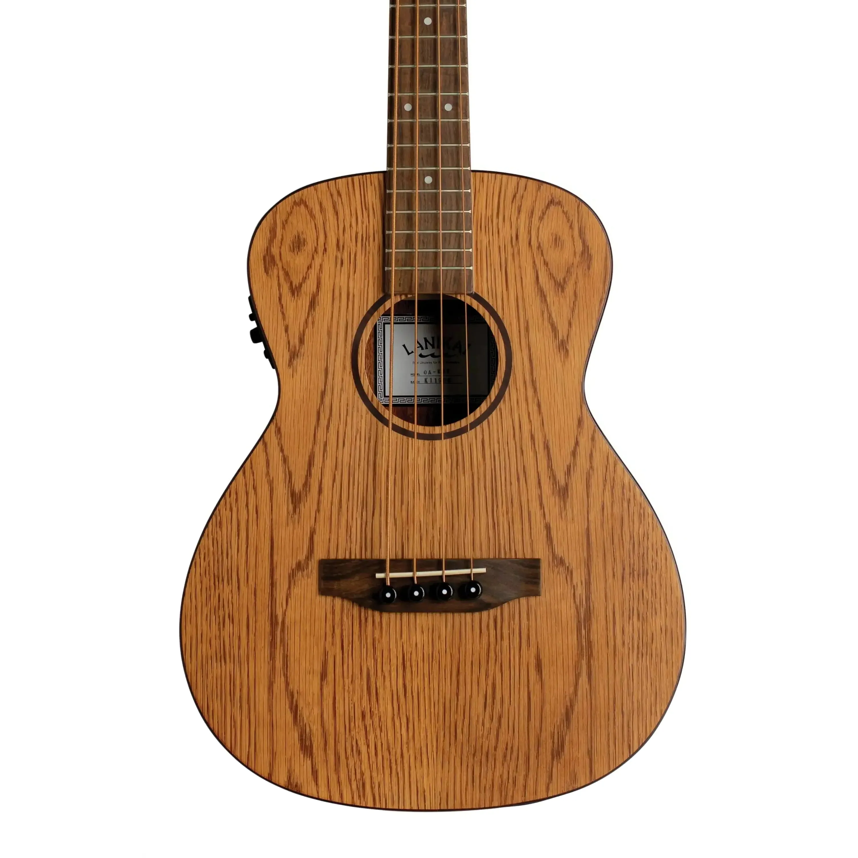 Lanikai OA-EBU Oak Acoustic-Electric Ukulele Bass