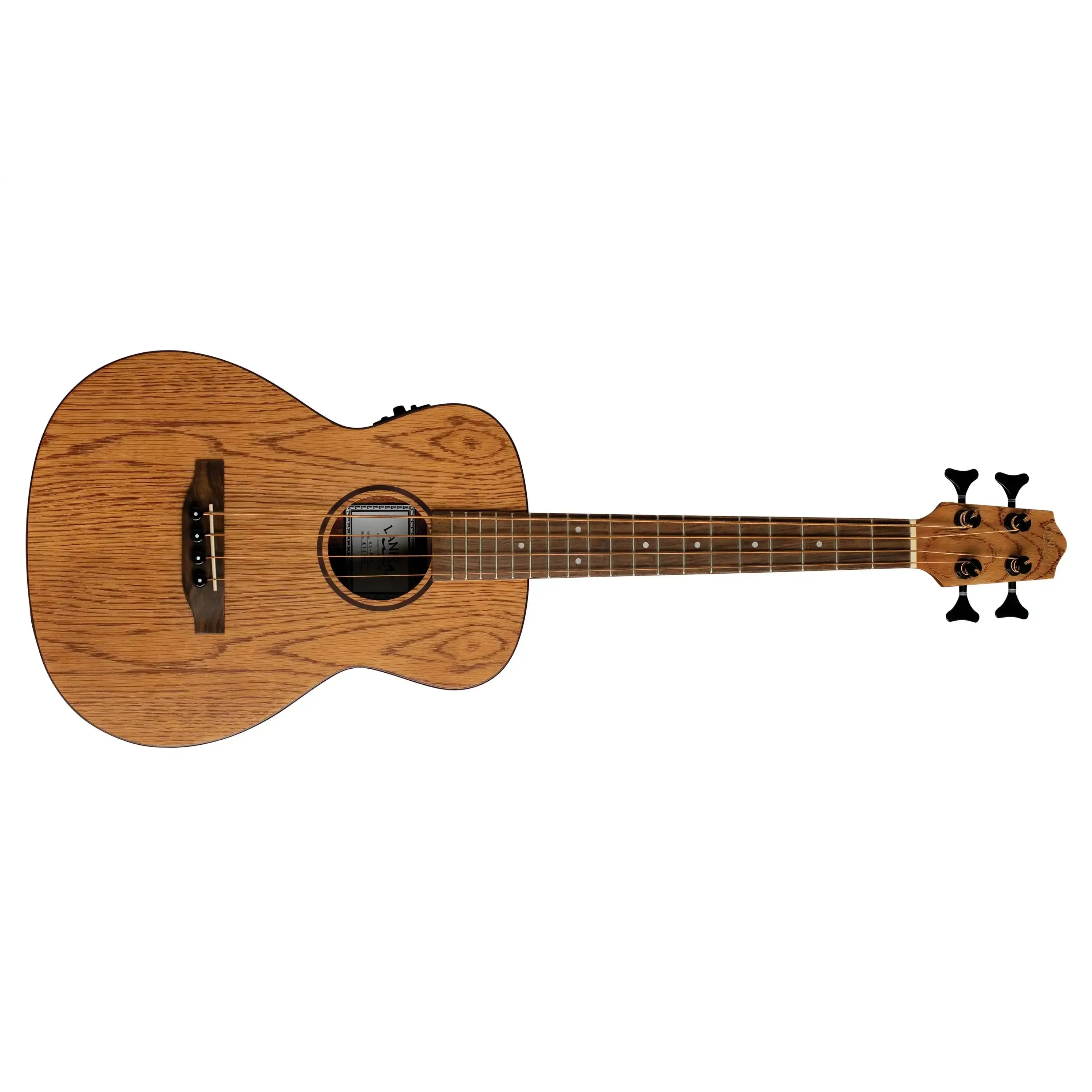 Lanikai OA-EBU Oak Acoustic-Electric Ukulele Bass - Image 3